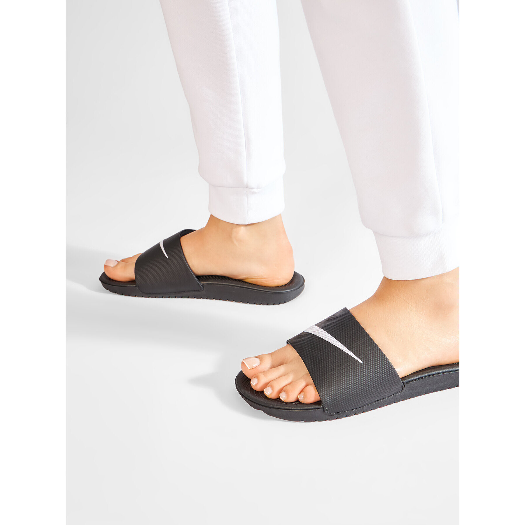 Nike Чехли Kawa Slide (GS/PS) 819352 001 Черен - Pepit.bg