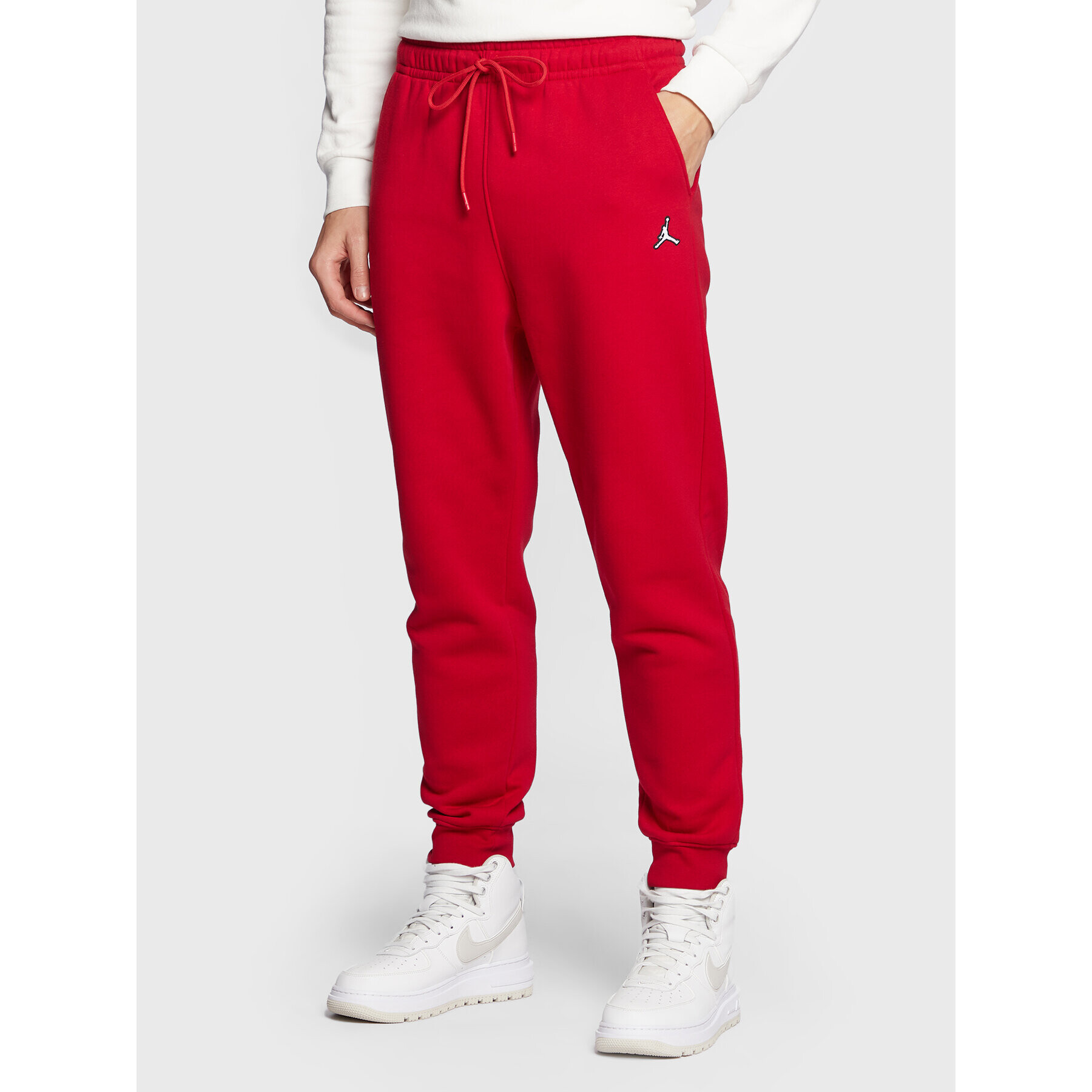 Nike Долнище анцуг Brooklyn Fleece DQ7340 Червен Relaxed Fit - Pepit.bg