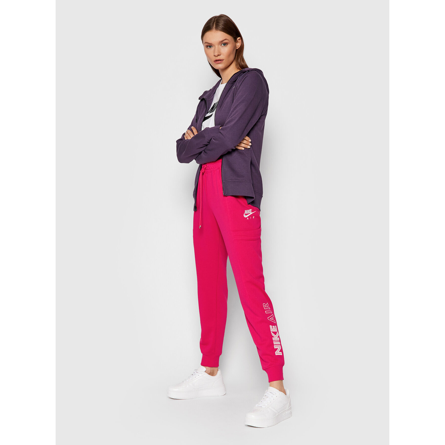 Nike Долнище анцуг Fleece CZ8626 Розов Regular Fit - Pepit.bg