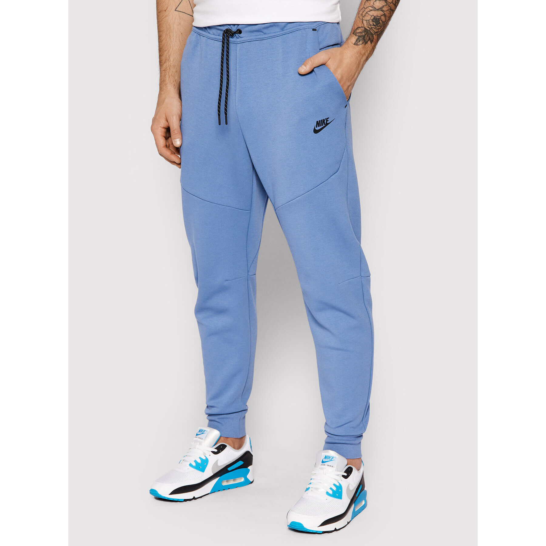 Nike Долнище анцуг Nsw Tech Fleece CU4495 Син Slim Fit - Pepit.bg