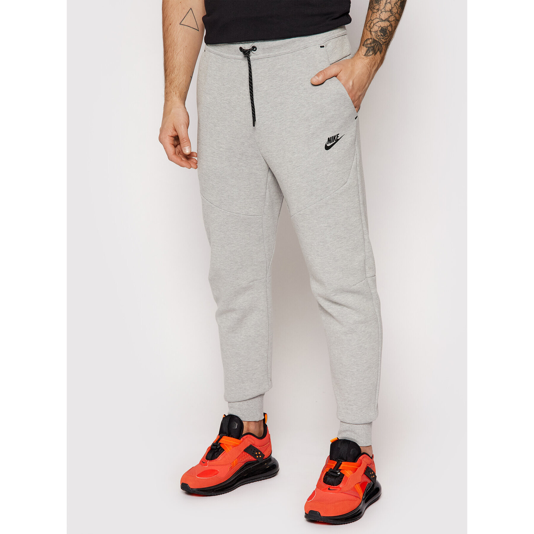 Nike Долнище анцуг Nsw Tech Fleece CU4495 Сив Slim Fit - Pepit.bg