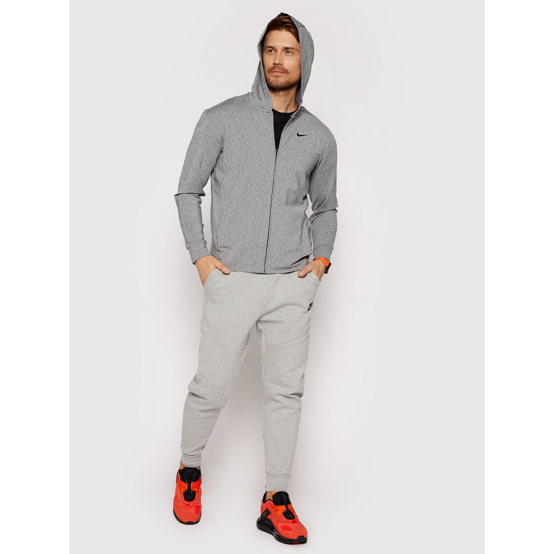 Nike Долнище анцуг Nsw Tech Fleece CU4495 Сив Slim Fit - Pepit.bg