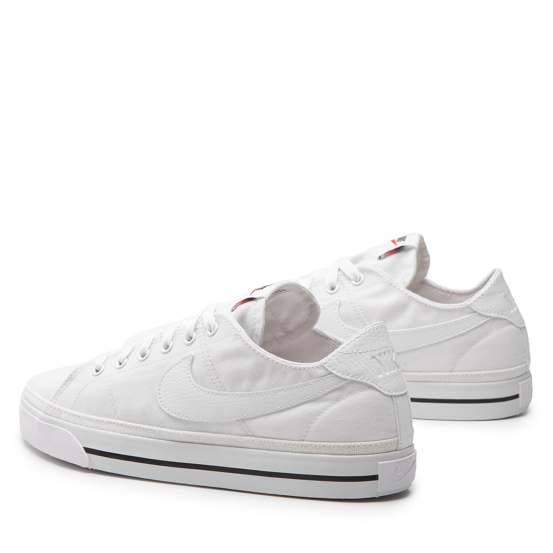 Nike Гуменки Court Leacy Cnvs CW6539 100 Бял - Pepit.bg