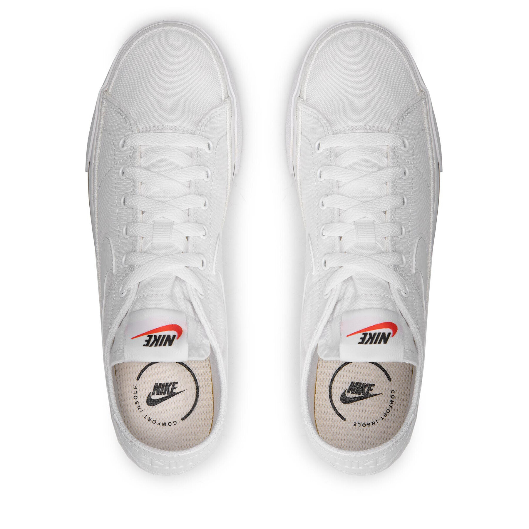 Nike Гуменки Court Leacy Cnvs CW6539 100 Бял - Pepit.bg