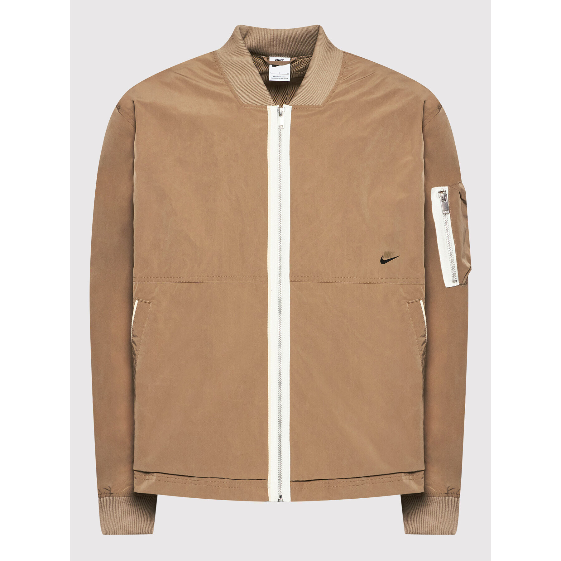 Nike Яке бомбър Sportswear Style Essentials DD4714 Бежов Regular Fit - Pepit.bg