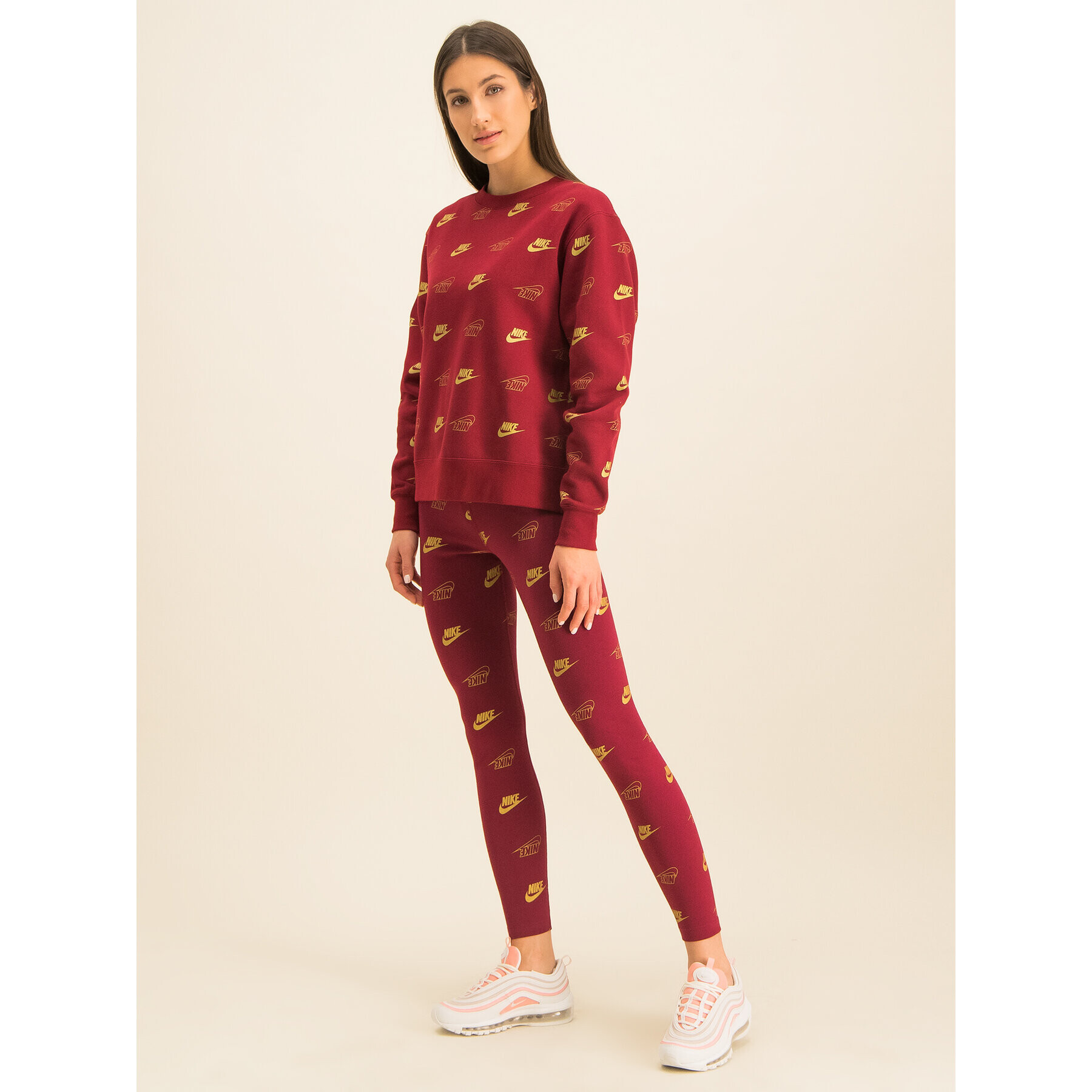 Nike Клин Printed CJ4061 Бордо Slim Fit - Pepit.bg