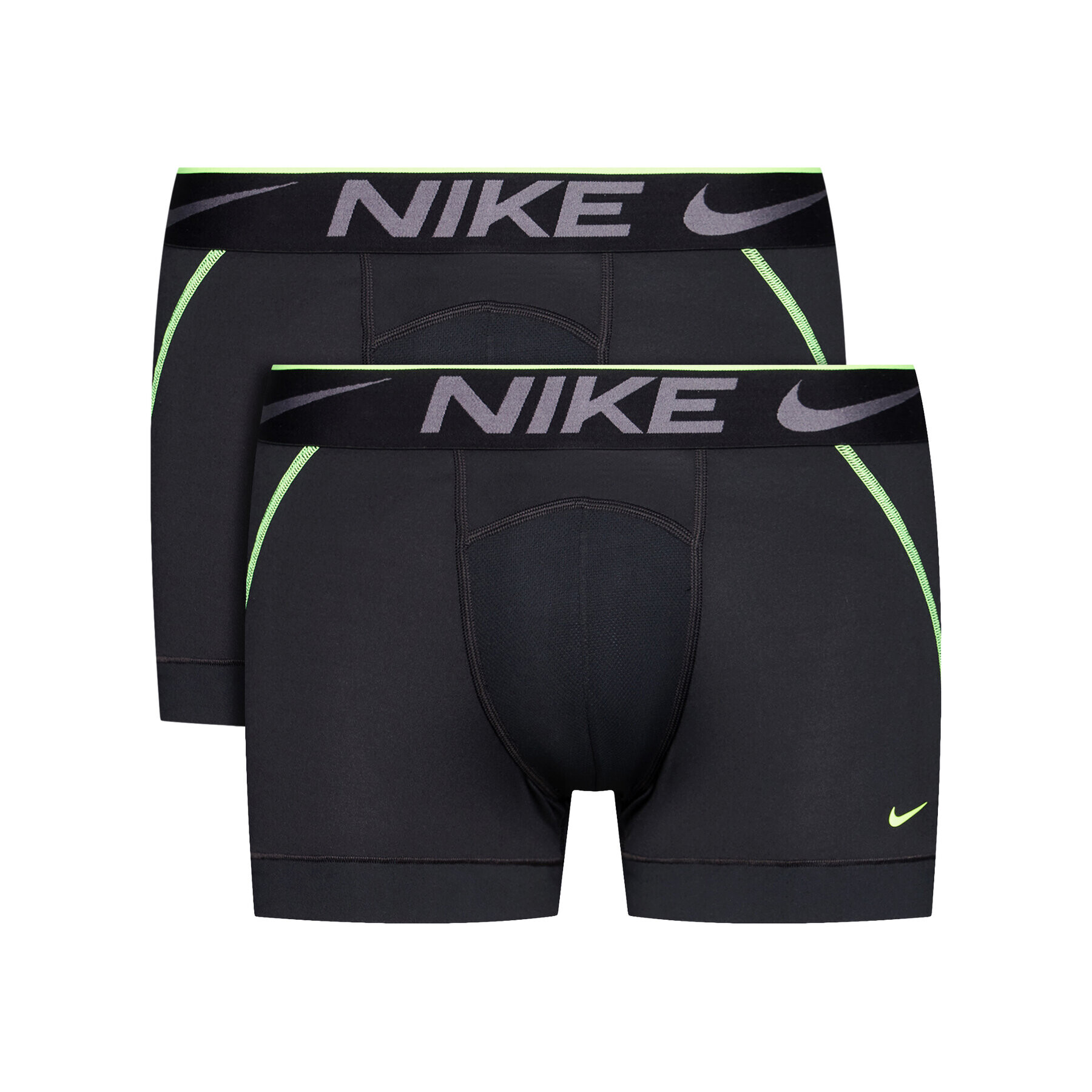 Nike Комплект 2 чифта боксерки Breathe Micro 0000KE1019 Черен - Pepit.bg