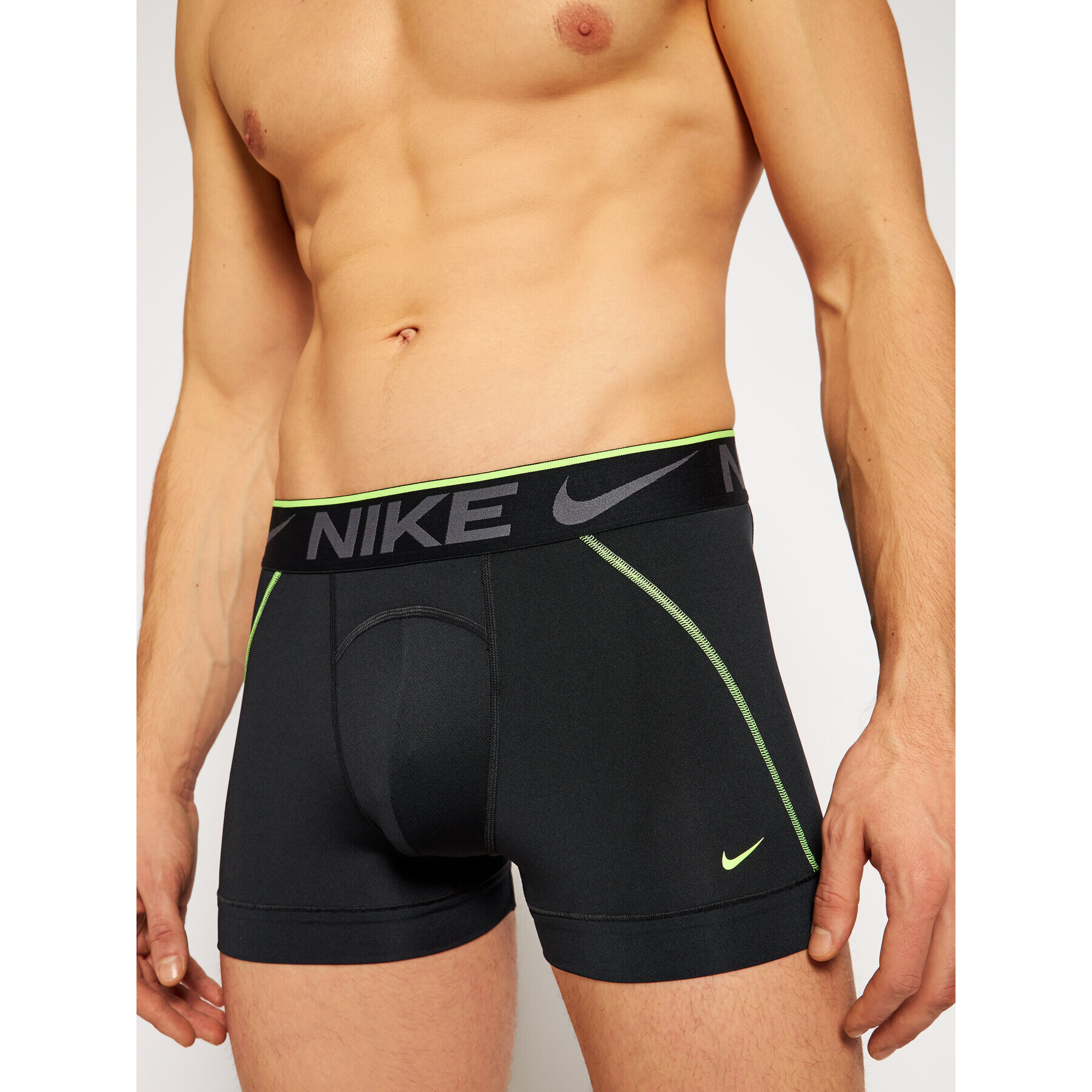Nike Комплект 2 чифта боксерки Breathe Micro 0000KE1019 Черен - Pepit.bg