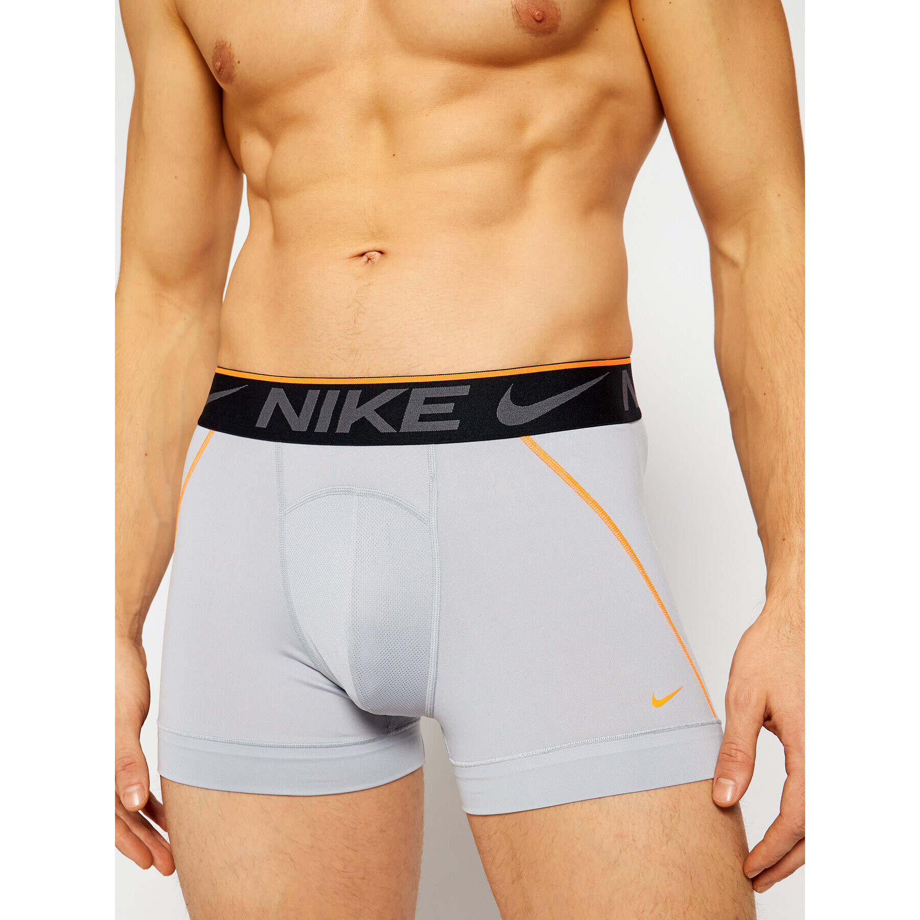 Nike Комплект 2 чифта боксерки Breathe Micro 0000KE1019 Сив - Pepit.bg