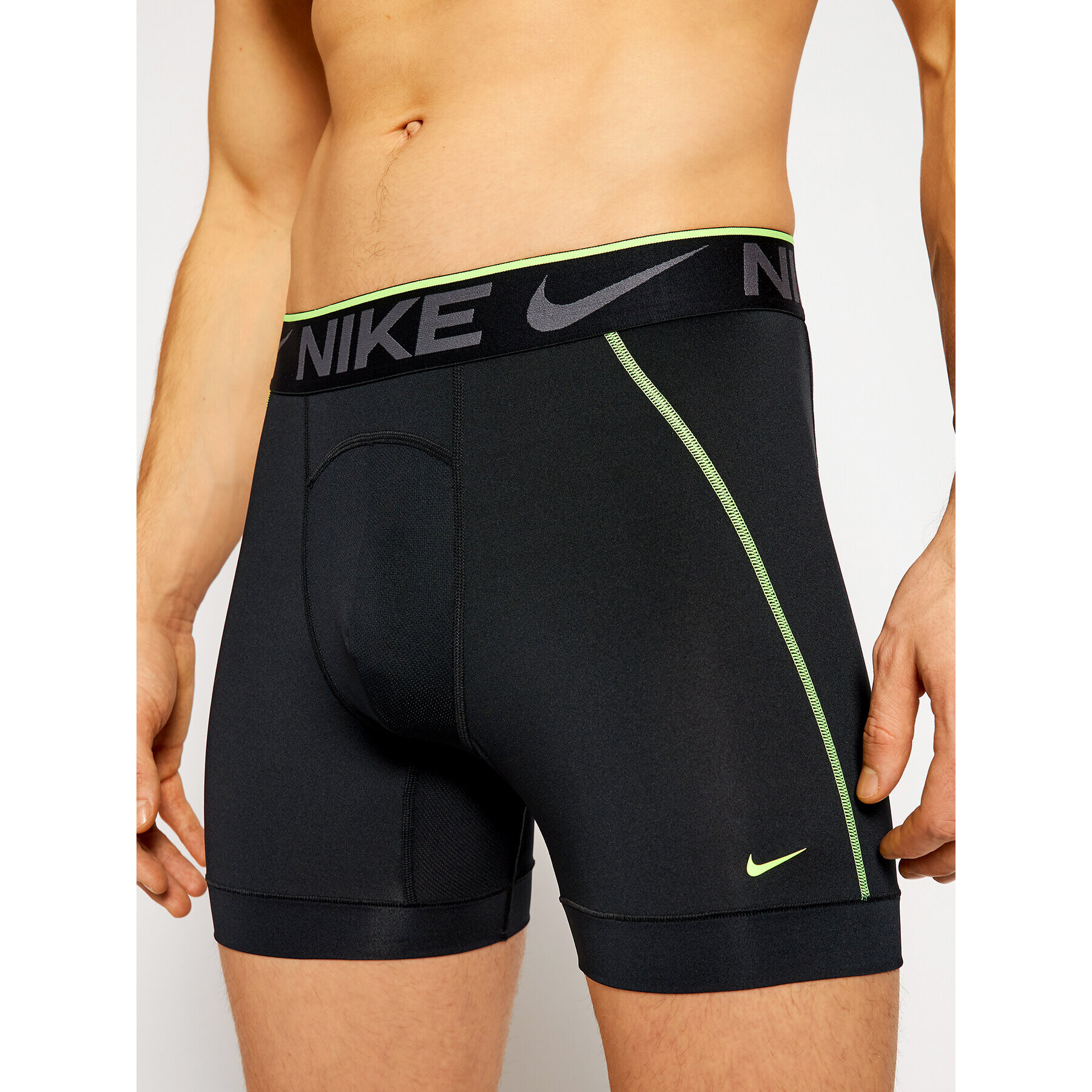 Nike Комплект 2 чифта боксерки Breathe Micro 0000KE1020 Черен - Pepit.bg