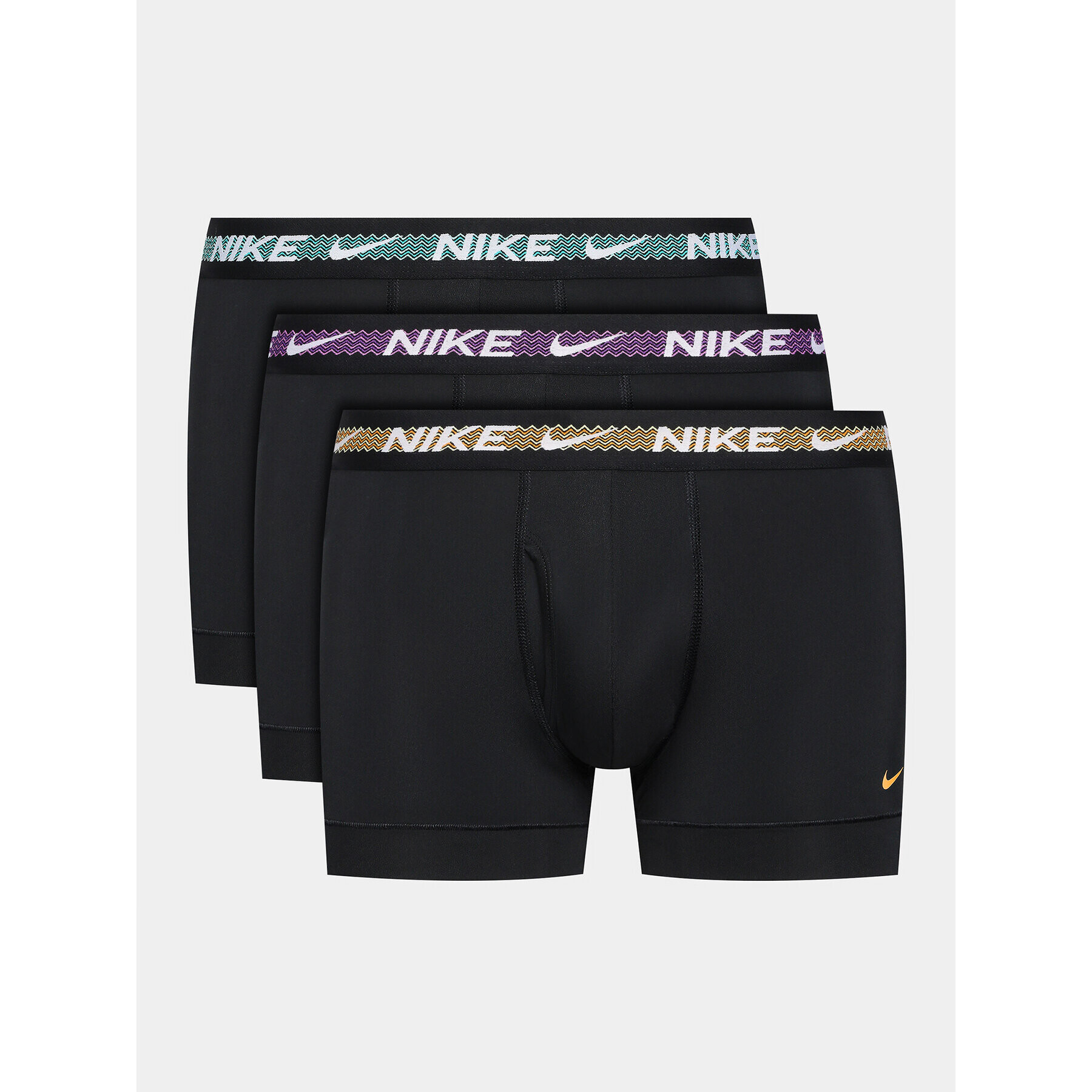 Nike Комплект 3 чифта боксерки 0000KE1152 Черен - Pepit.bg