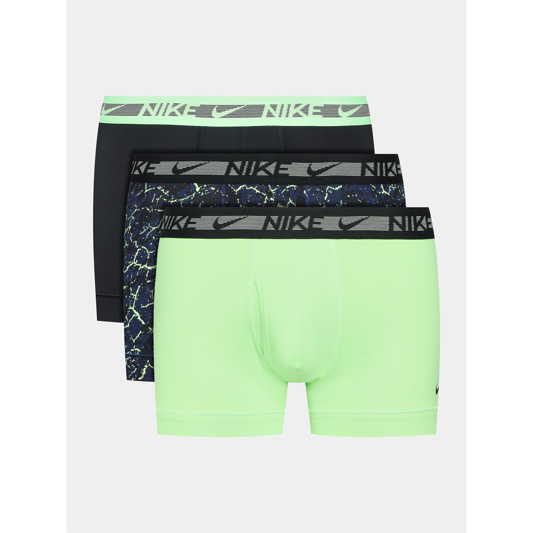 Nike Комплект 3 чифта боксерки 000PKE1152 Черен - Pepit.bg