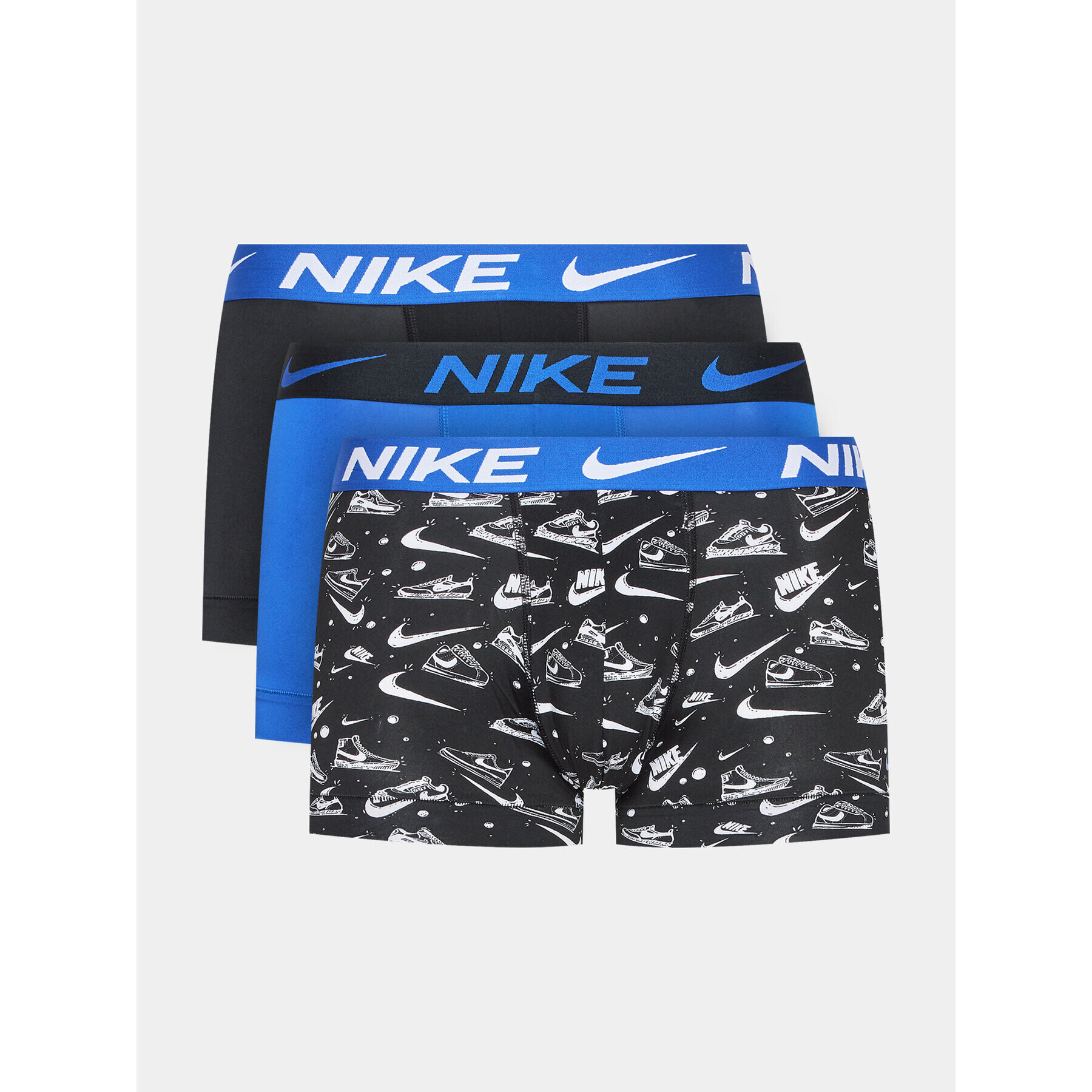 Nike Комплект 3 чифта боксерки 000PKE1156 Цветен - Pepit.bg