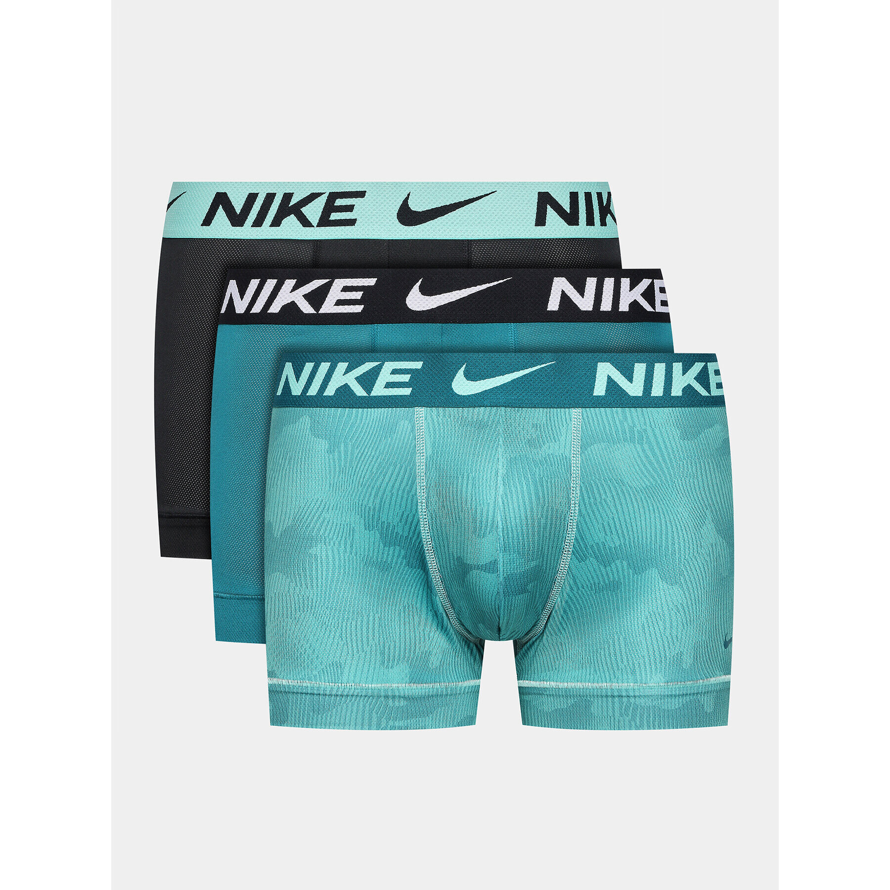 Nike Комплект 3 чифта боксерки 000PKE1224 Електриков - Pepit.bg