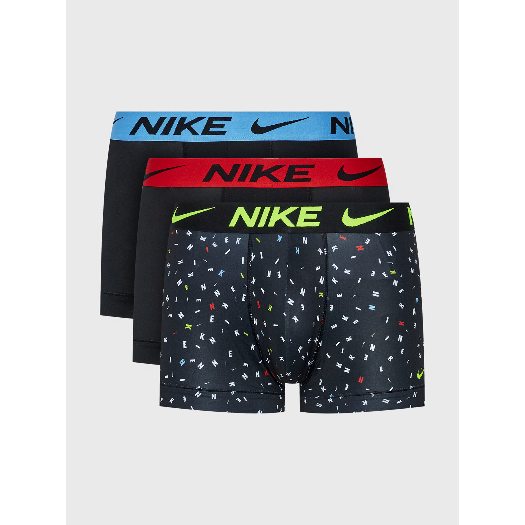 Nike Комплект 3 чифта боксерки Dri-Fit Essential 0000KE1156 Черен - Pepit.bg