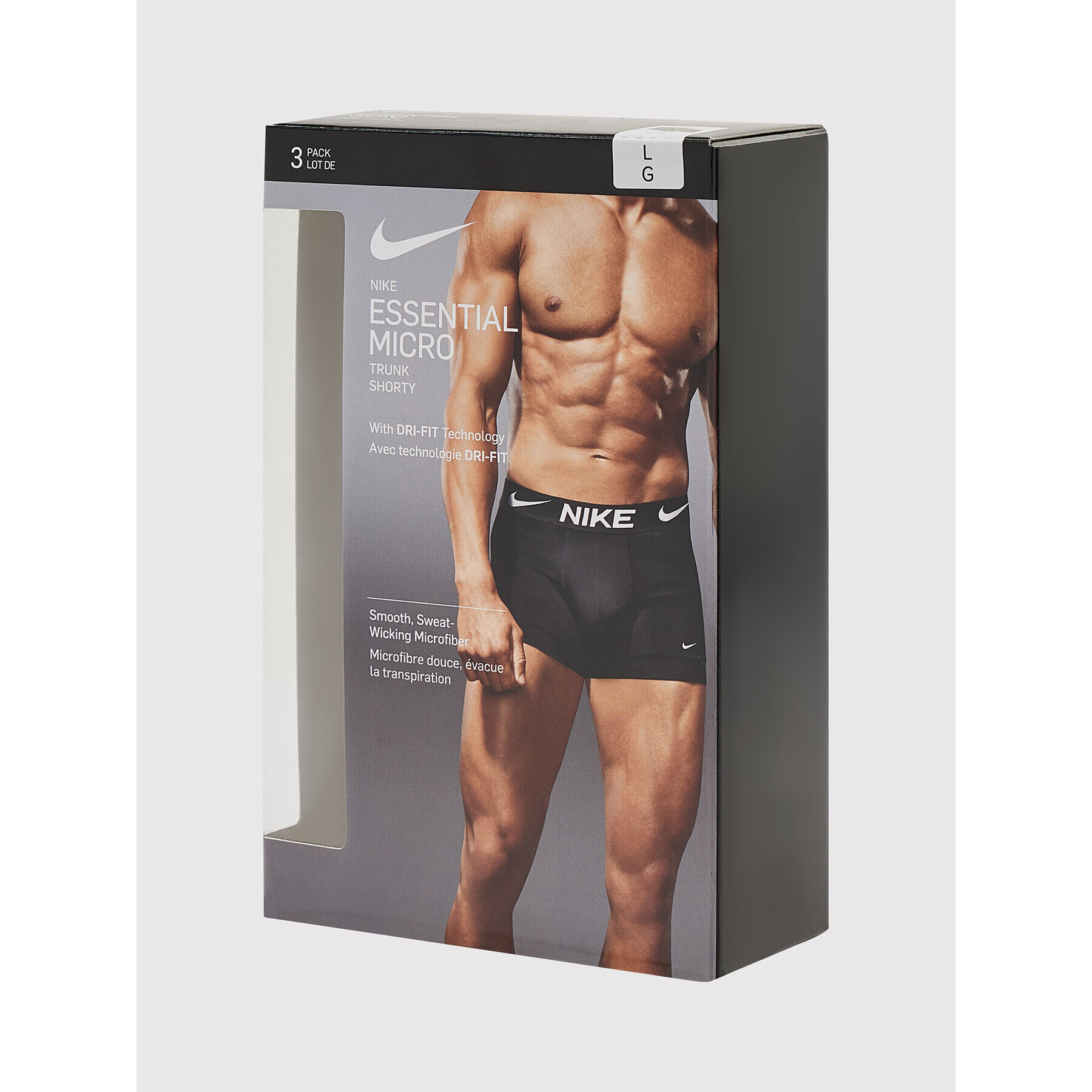 Nike Комплект 3 чифта боксерки Essential Micro 0000KE1014 Цветен - Pepit.bg