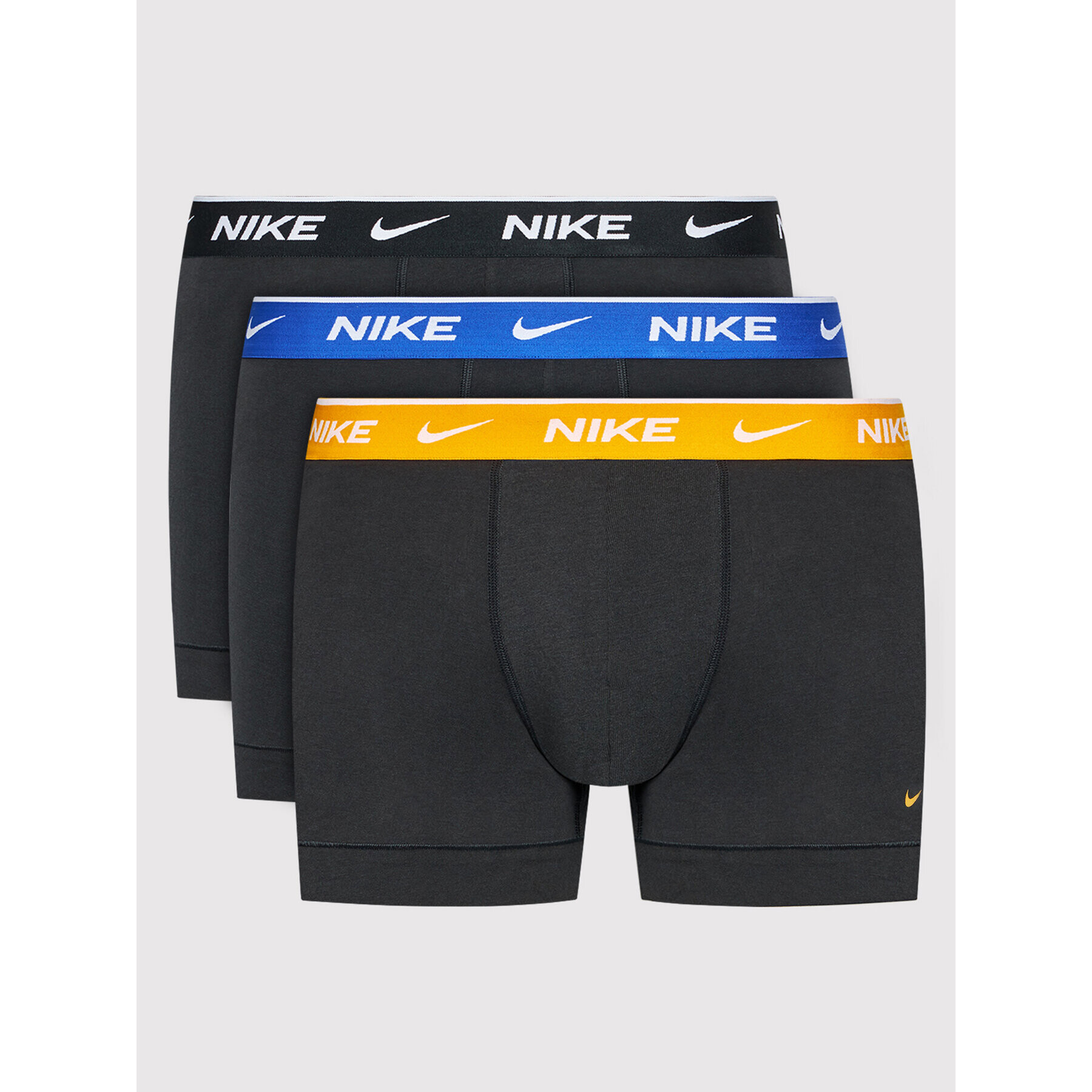 Nike Комплект 3 чифта боксерки Everyday Stretch 0000KE1008 Черен - Pepit.bg