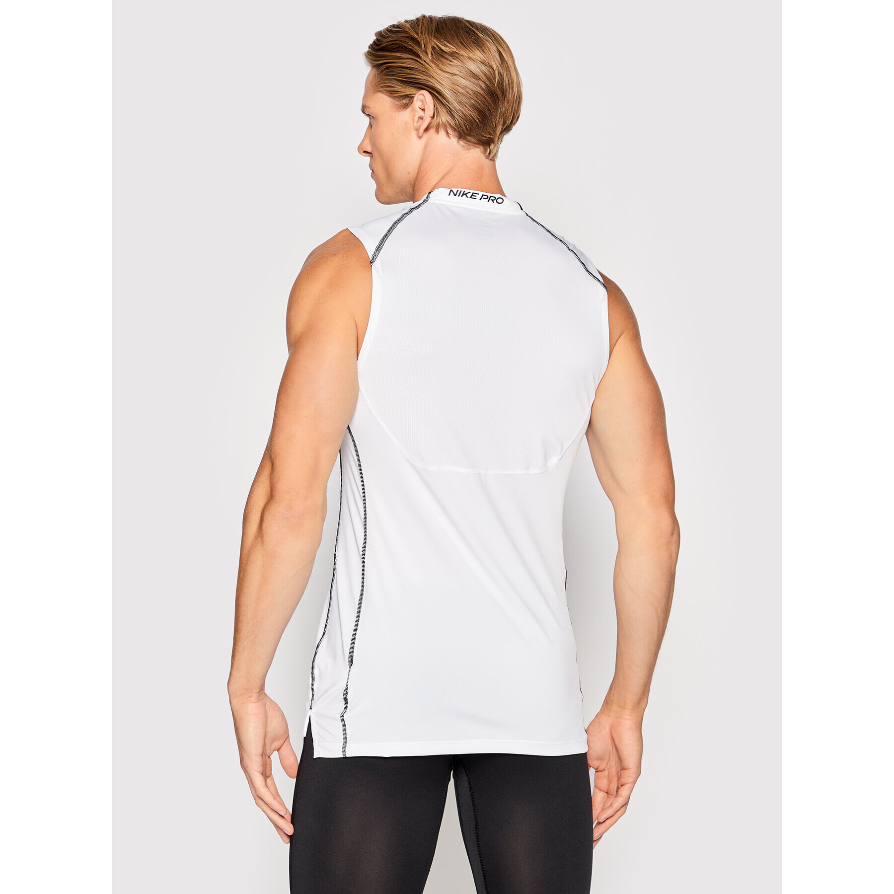 Nike Мъжки топ Pro Dri-Fit DD1988 Бял Tight Fit - Pepit.bg