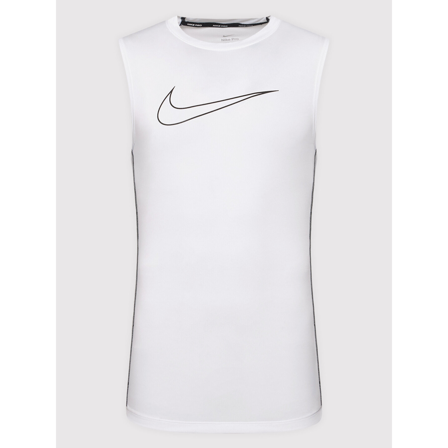 Nike Мъжки топ Pro Dri-Fit DD1988 Бял Tight Fit - Pepit.bg