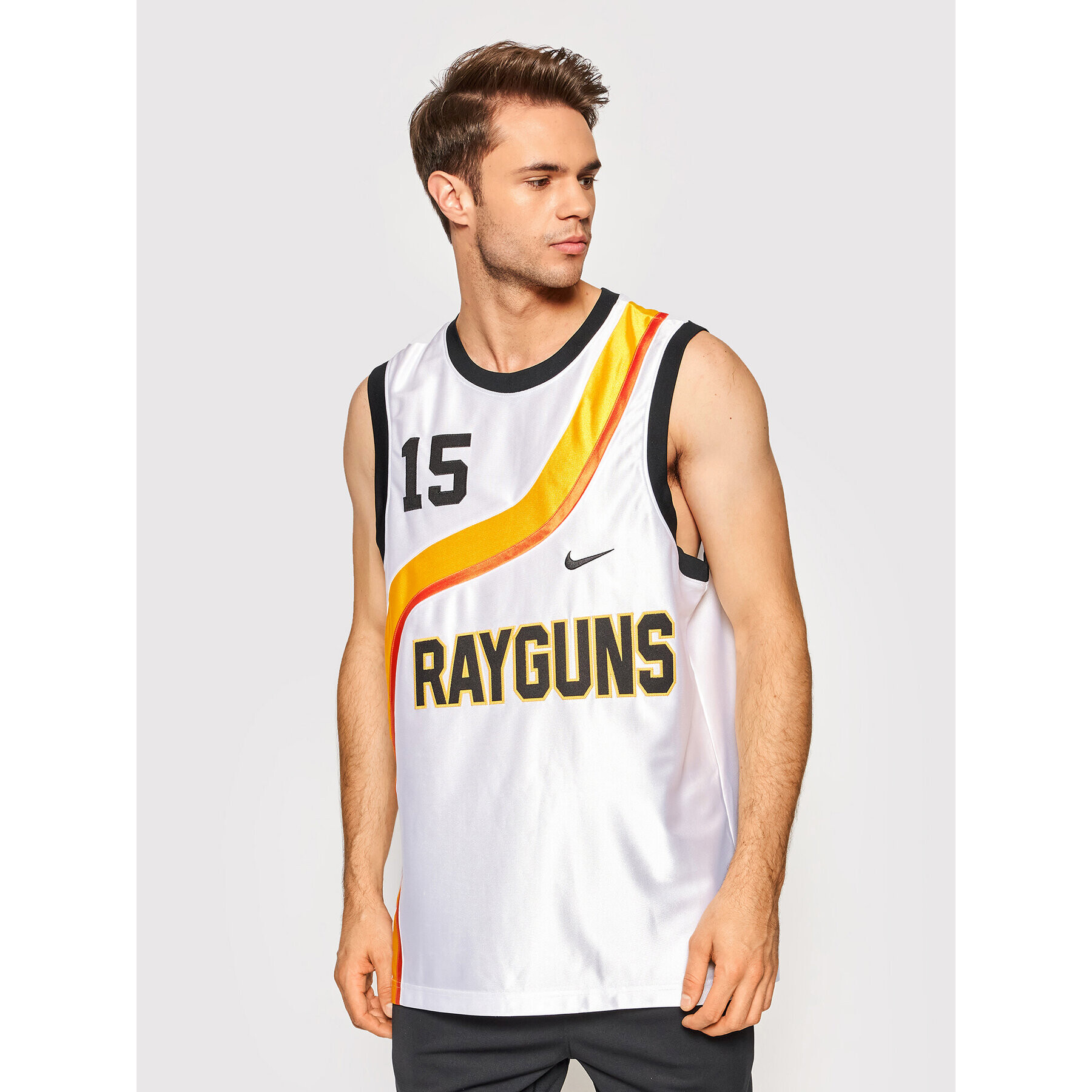Nike Мъжки топ Rayguns CV1970 Бял Standard Fit - Pepit.bg