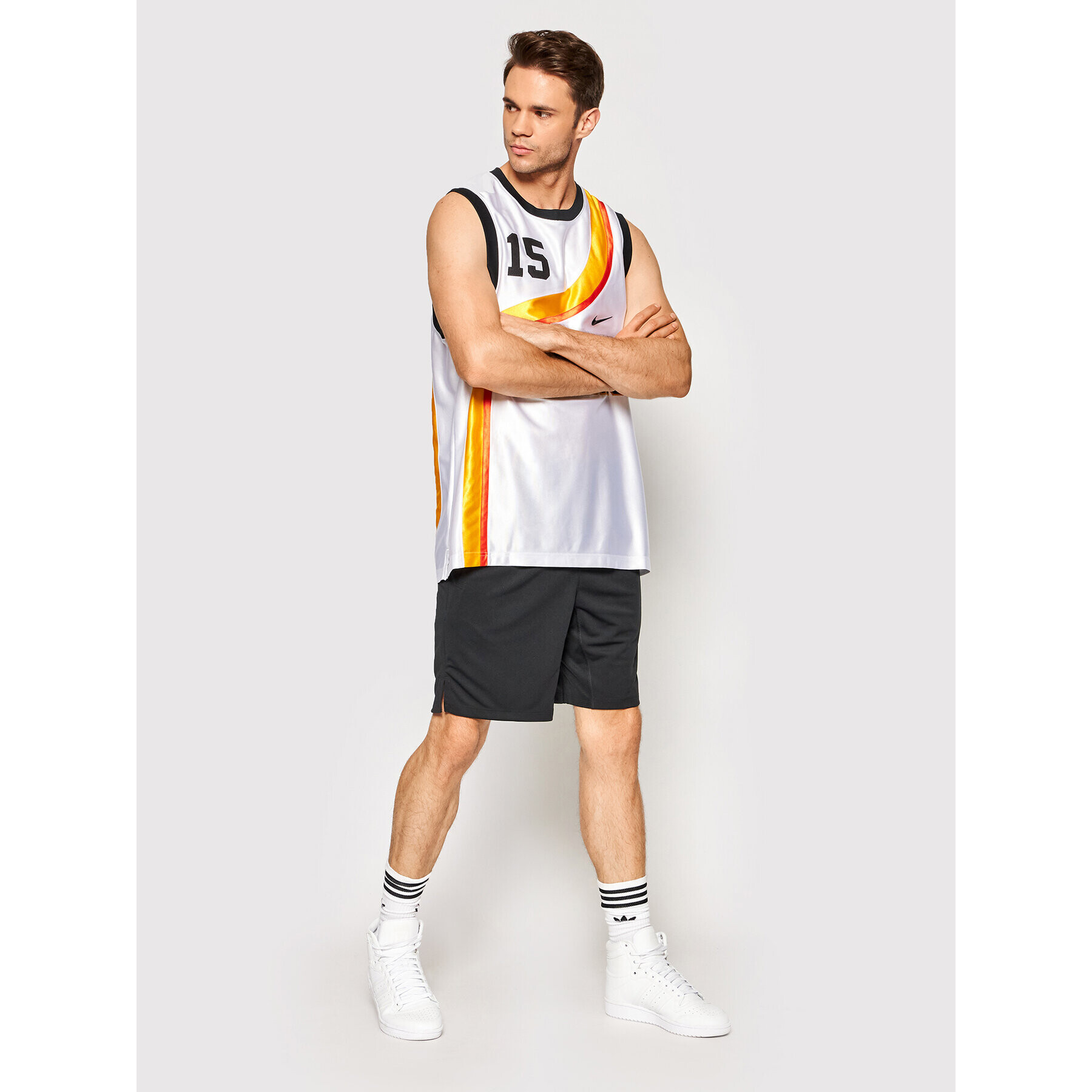 Nike Мъжки топ Rayguns CV1970 Бял Standard Fit - Pepit.bg
