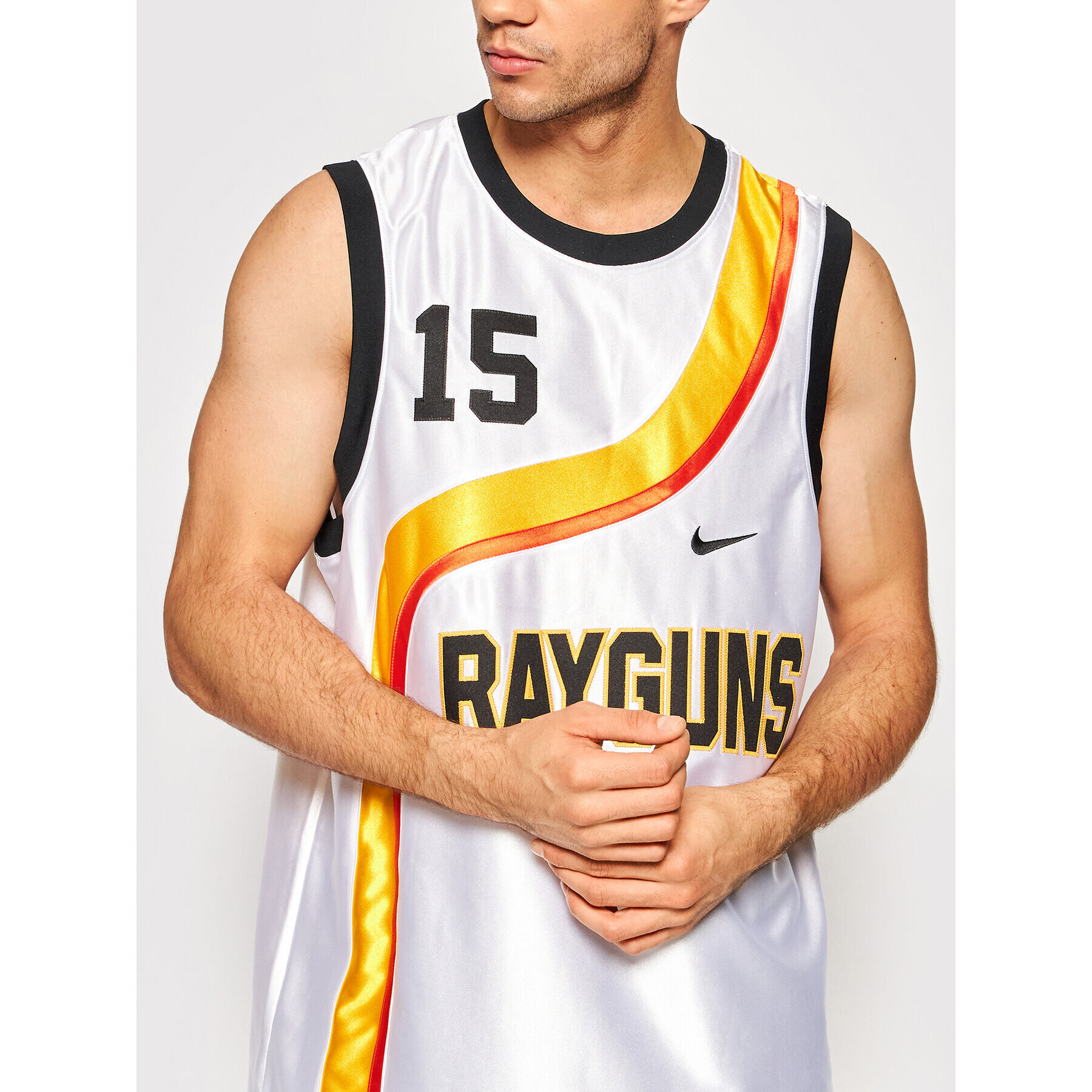 Nike Мъжки топ Rayguns CV1970 Бял Standard Fit - Pepit.bg