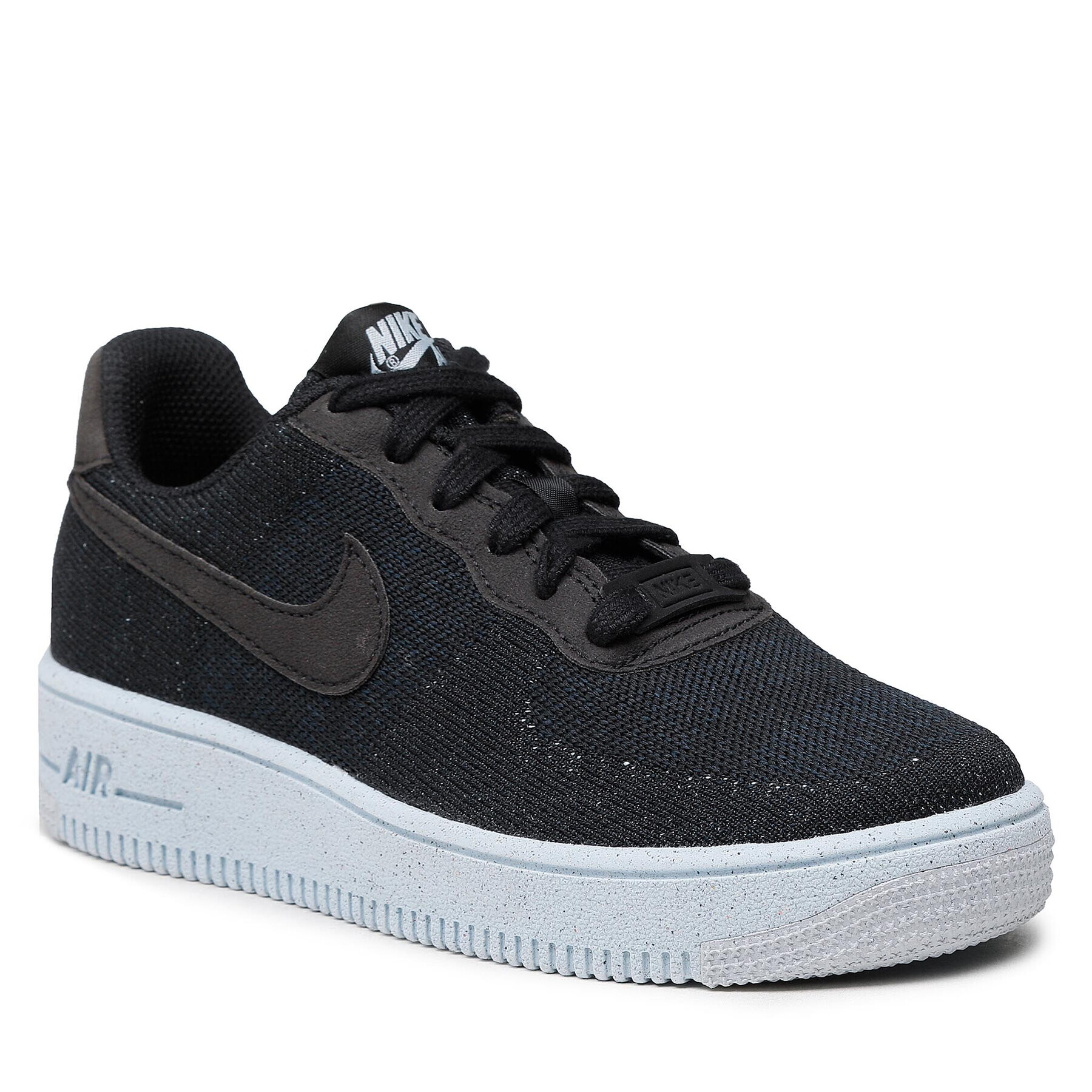 Nike Обувки AF1 Crater Flyknit (GS) DH3375 001 Черен - Pepit.bg