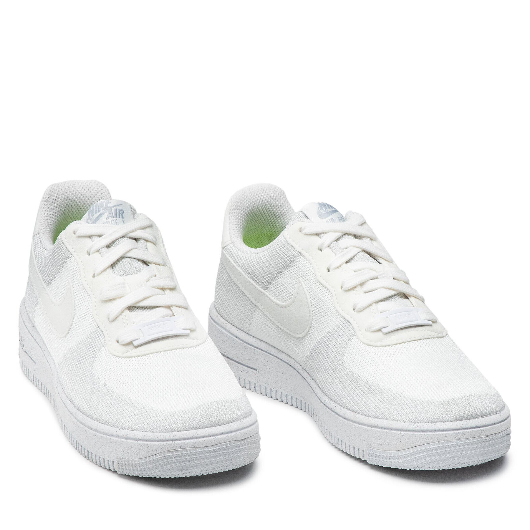 Nike Обувки Af1 Crater Flyknit (GS) DH3375 100 Бял - Pepit.bg