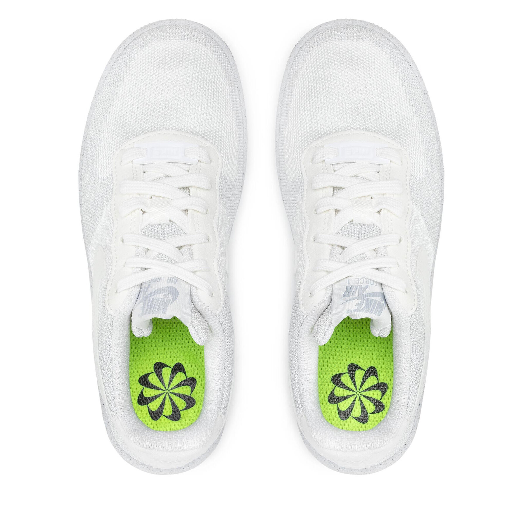 Nike Обувки Af1 Crater Flyknit (GS) DH3375 100 Бял - Pepit.bg