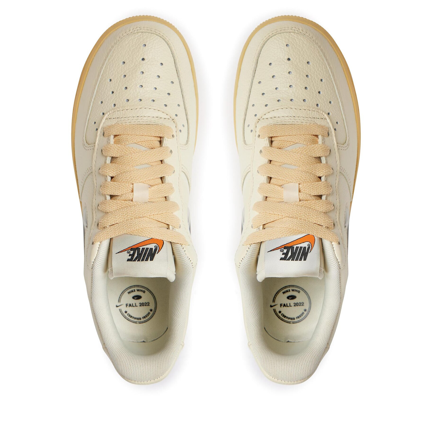Nike Обувки Air Force 1 '07 Lx DO9456 100 Жълт - Pepit.bg