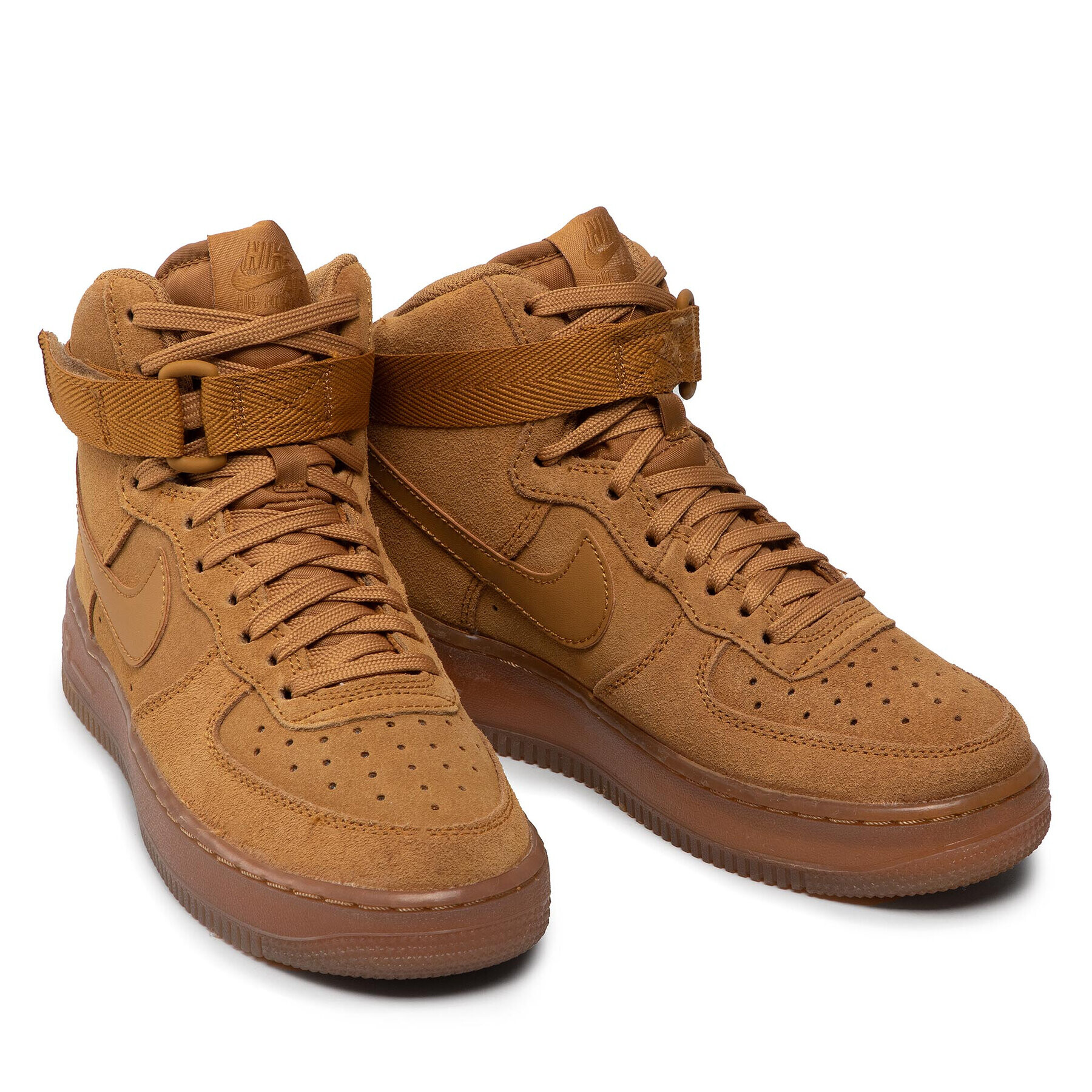 Nike Обувки Air Force 1 High Lv 8 3 (GS) CK0262 700 Жълт - Pepit.bg