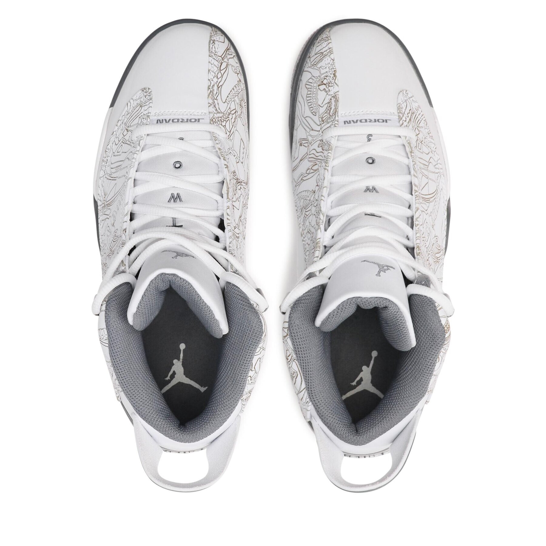Nike Обувки Air Jordan Dub Zero 311046 107 Бял - Pepit.bg