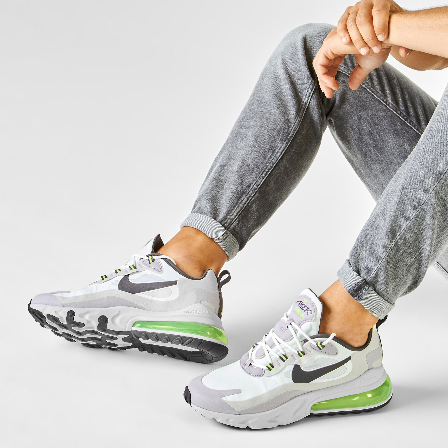 Nike Обувки Air Max 270 React CI3866 100 Бял - Pepit.bg