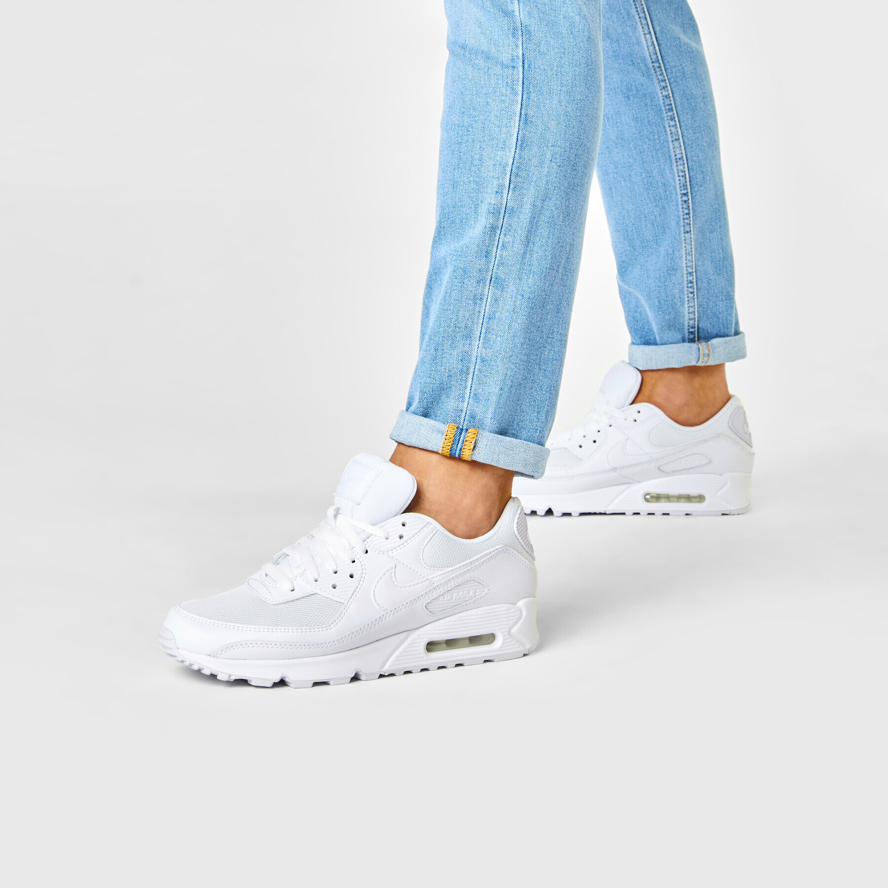 Nike Обувки Air Max 90 CN8490 100 Бял - Pepit.bg
