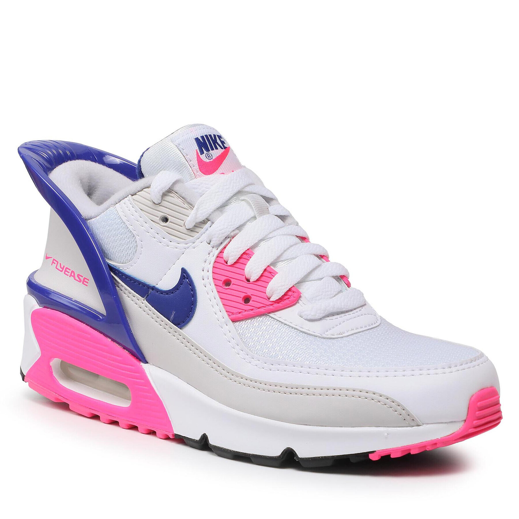 Nike Обувки Air Max 90 Flyease (GS) CV0526 105 Бял - Pepit.bg