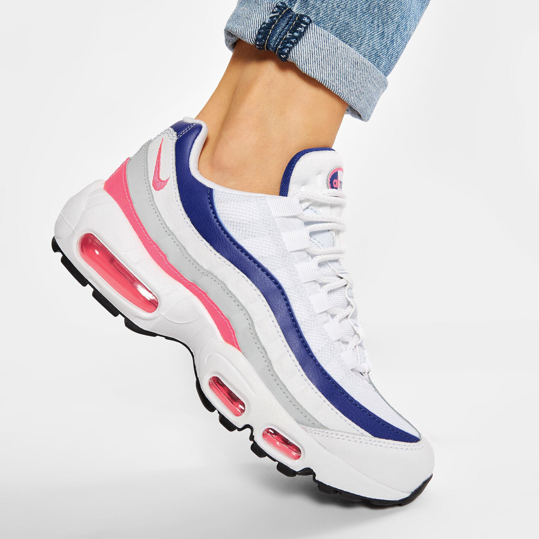 Nike Обувки Air Max 95 DC9210 100 Бял - Pepit.bg