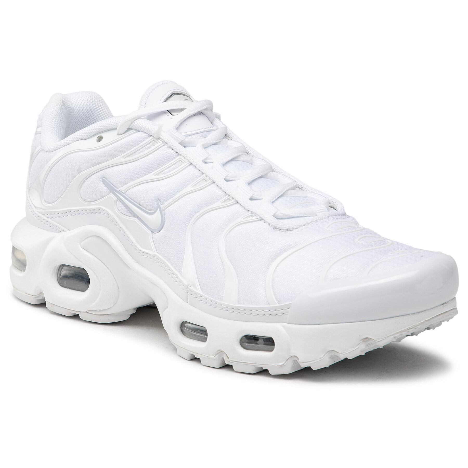 Nike Обувки Air Max Plus (GS) CW7044 100 Бял - Pepit.bg