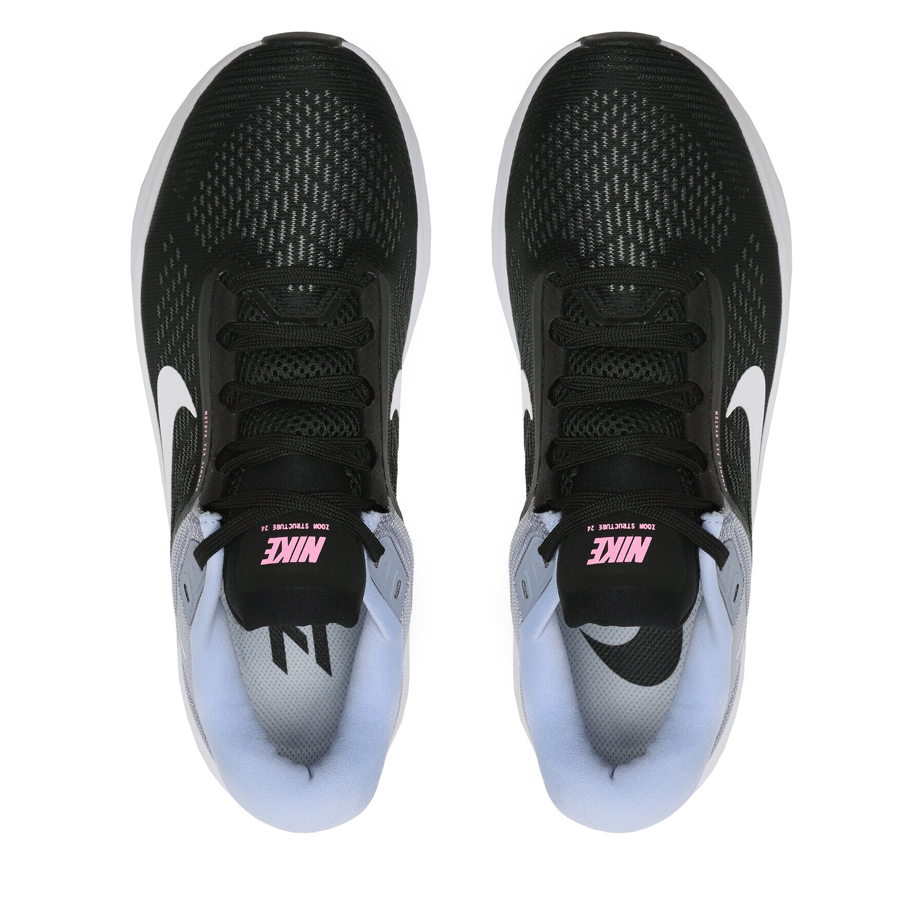 Nike Обувки Air Zoom Structure 24 DA8535 008 Черен - Pepit.bg