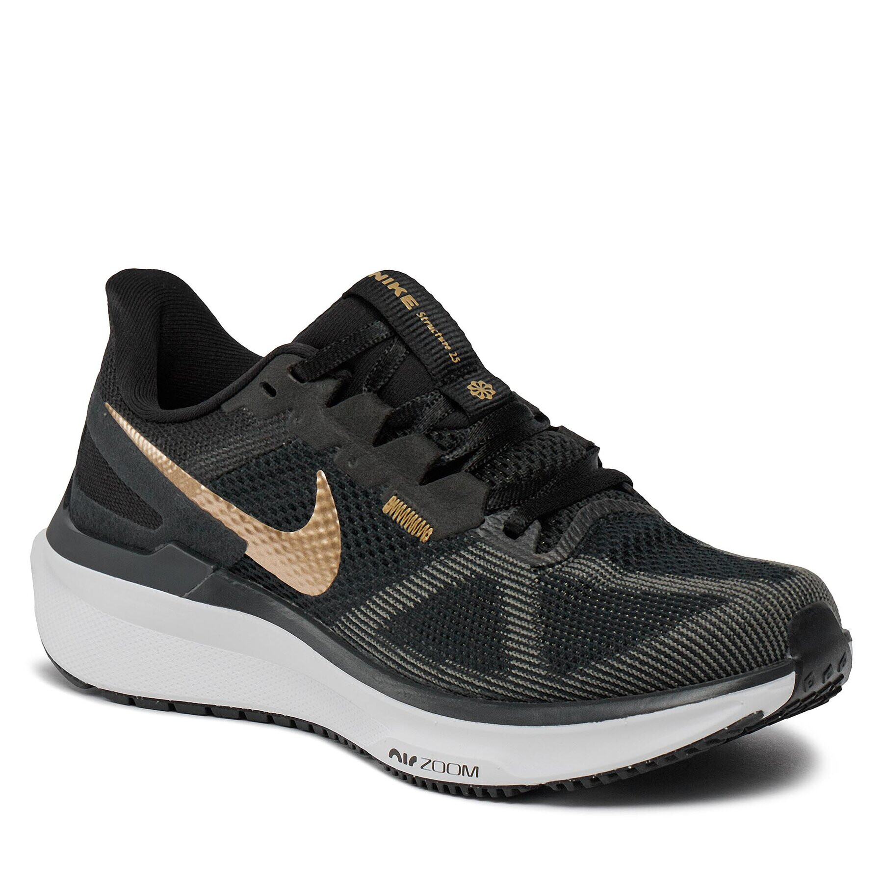 Nike Обувки Air Zoom Structure 25 DJ7884 003 Черен - Pepit.bg