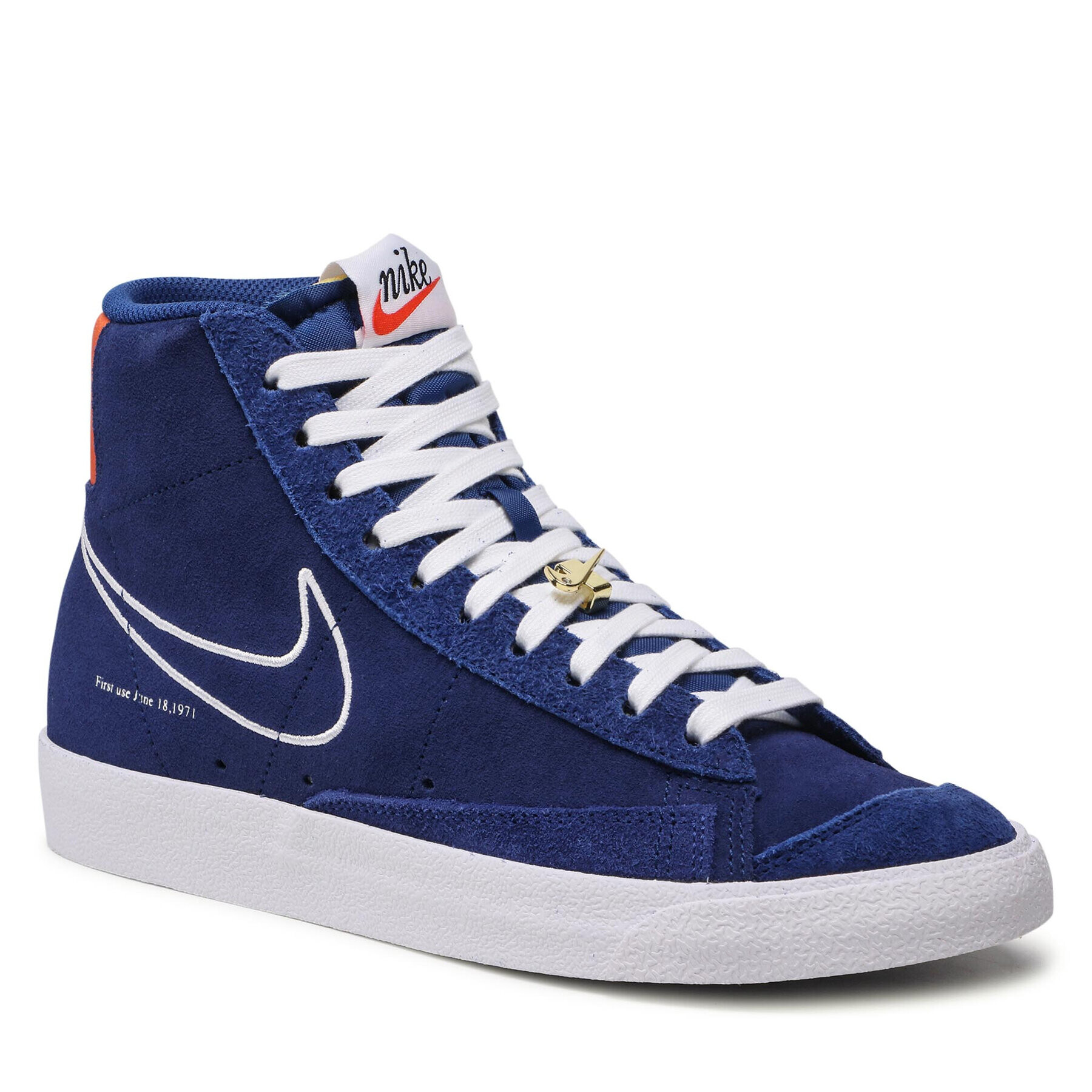 Nike Обувки Blazer Mid '77 DC3433 400 Тъмносин - Pepit.bg