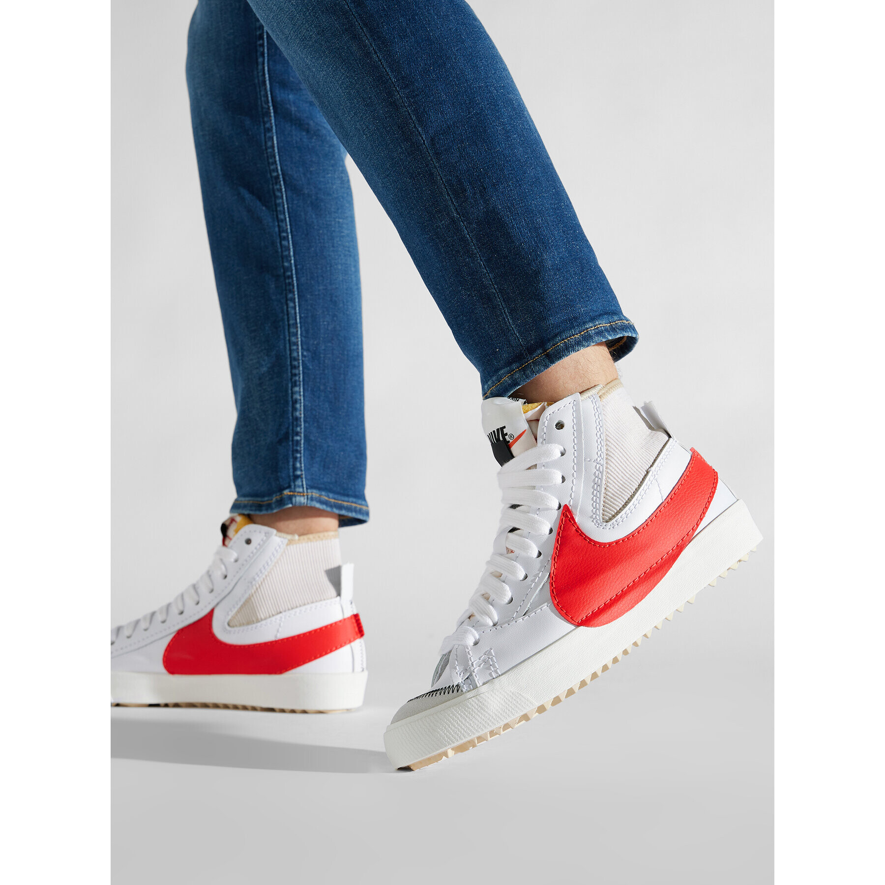 Nike Обувки Blazer Mid '77 Jumbo DD3111 102 Бял - Pepit.bg