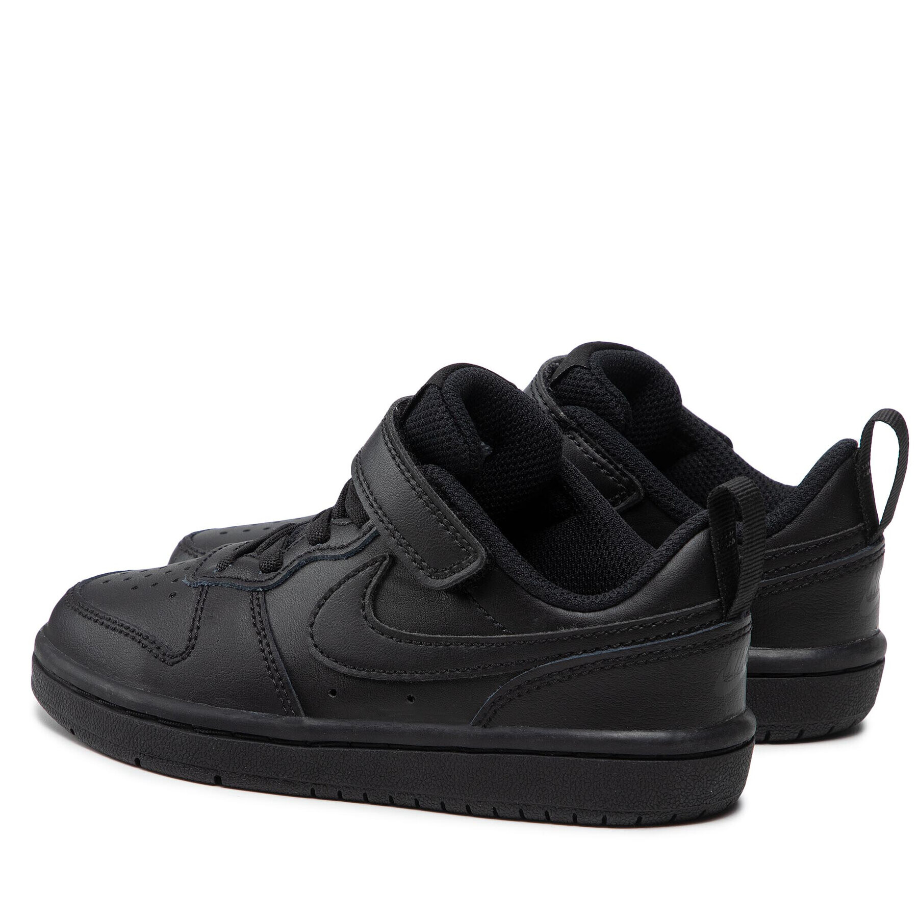 Nike Обувки Court Borough Low 2 (PSV) BQ5451 001 Черен - Pepit.bg