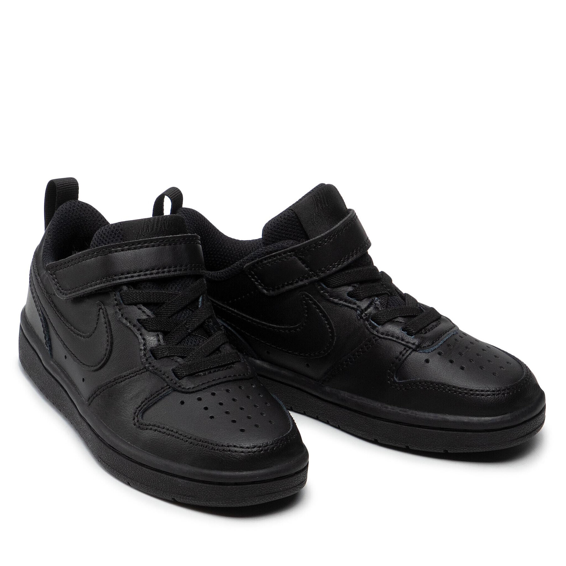 Nike Обувки Court Borough Low 2 (PSV) BQ5451 001 Черен - Pepit.bg