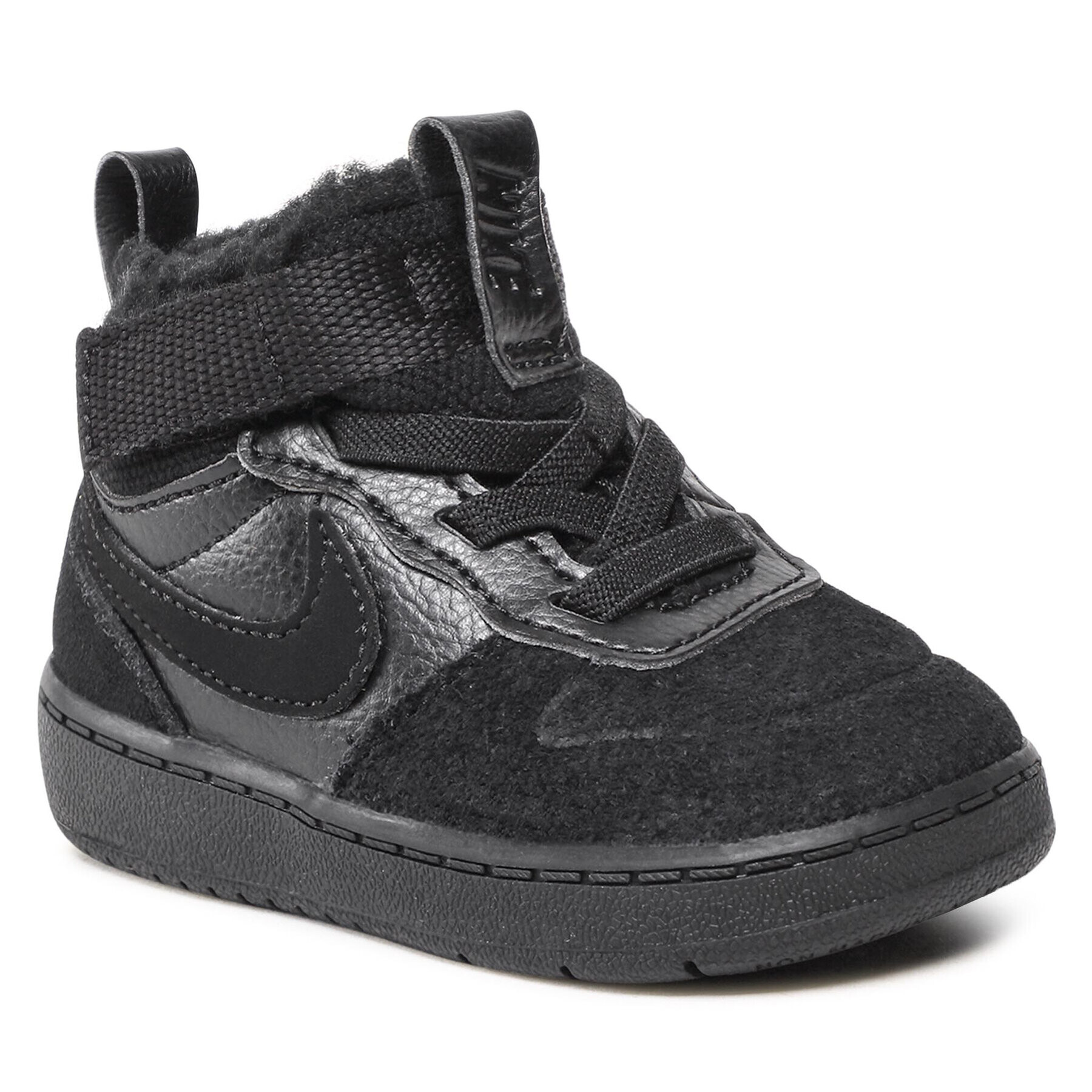 Nike Обувки Court Borough Mid 2 Boot Md CQ4027 001 Черен - Pepit.bg