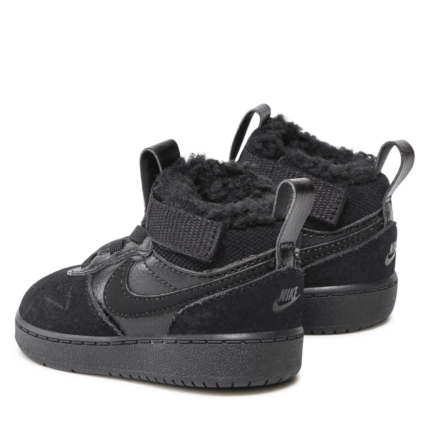 Nike Обувки Court Borough Mid 2 Boot Md CQ4027 001 Черен - Pepit.bg