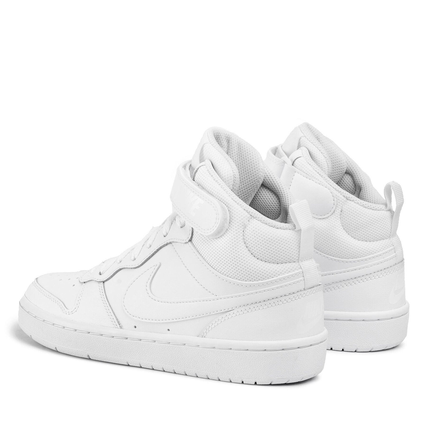 Nike Обувки Court Borough Mid 2 (Gs) CD7782 100 Бял - Pepit.bg