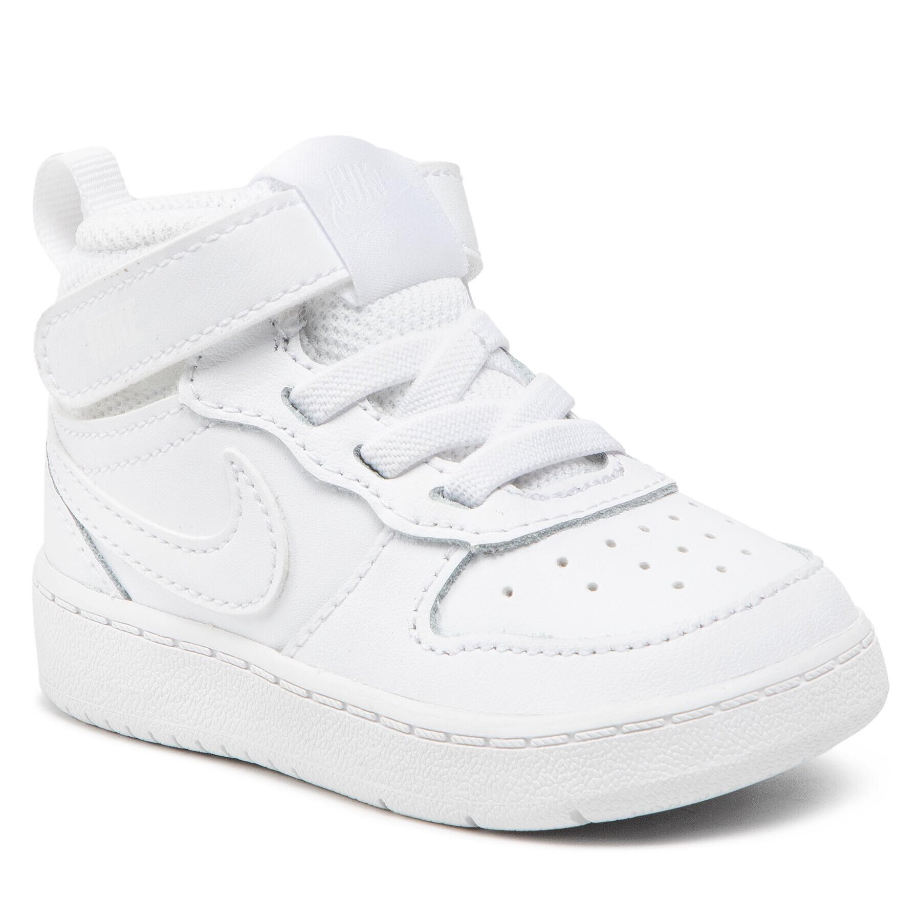 Nike Обувки Court Borough Mid 2 (TDV) CD7784 100 Бял - Pepit.bg