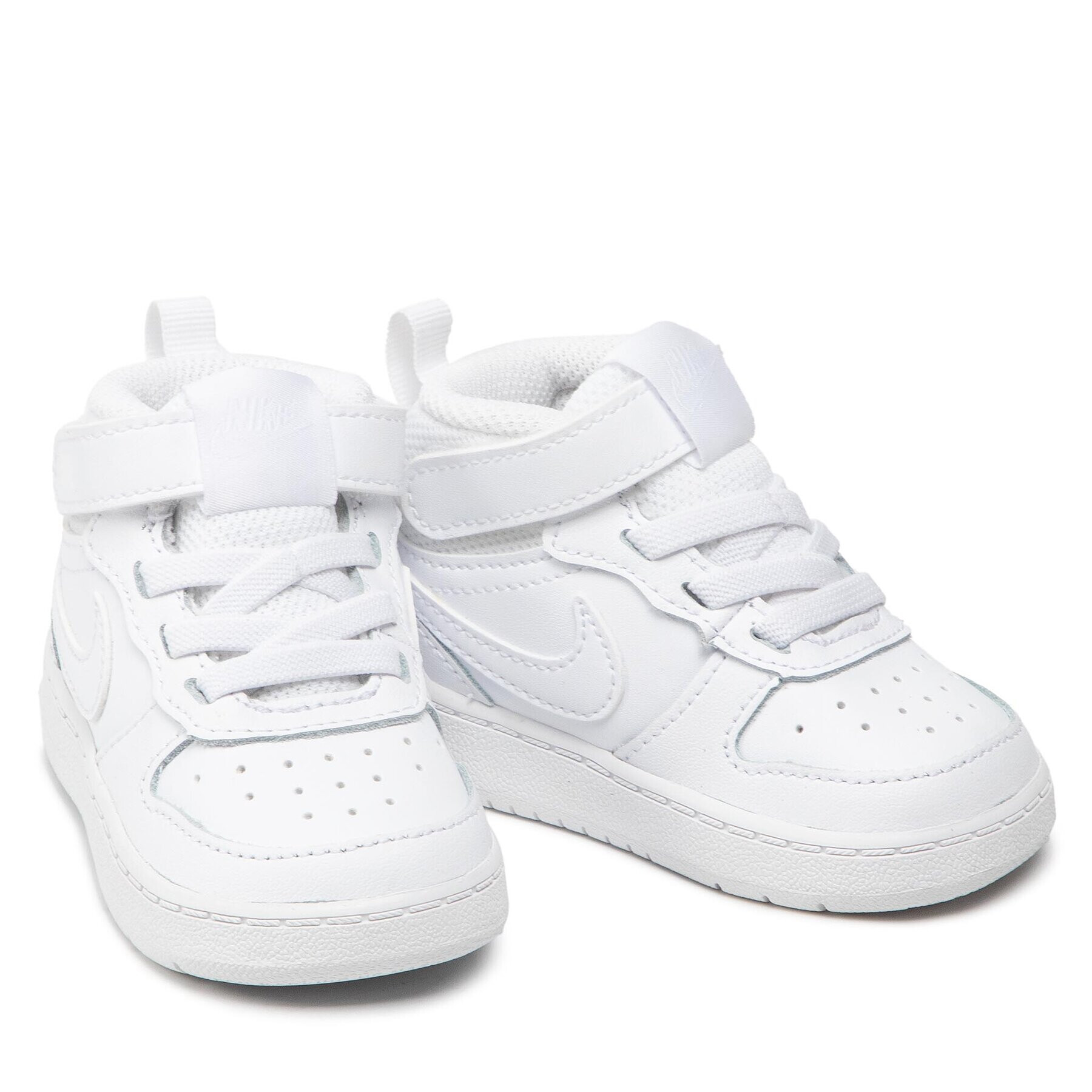 Nike Обувки Court Borough Mid 2 (TDV) CD7784 100 Бял - Pepit.bg