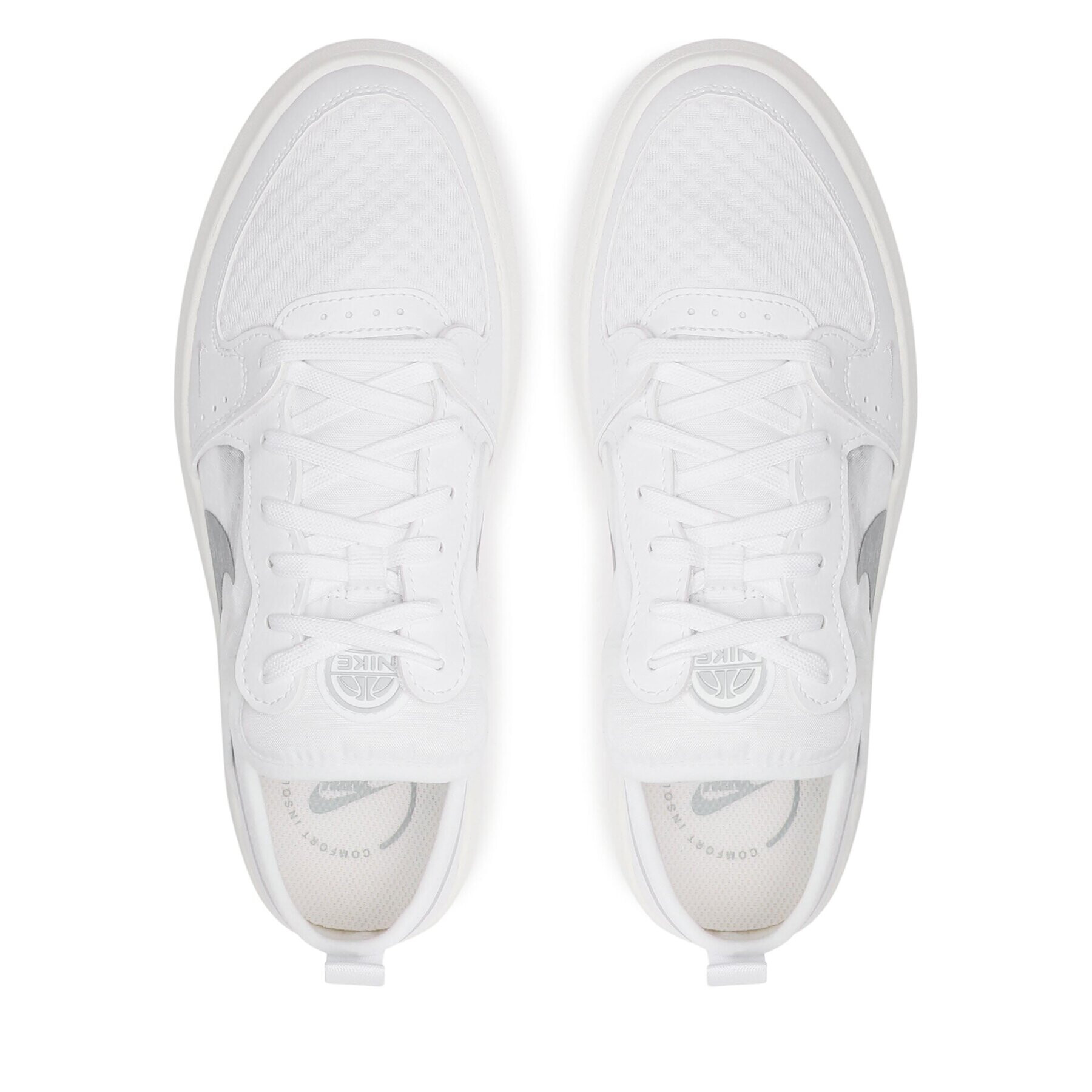 Nike Обувки Court Vision Alta CW6536 102 Бял - Pepit.bg