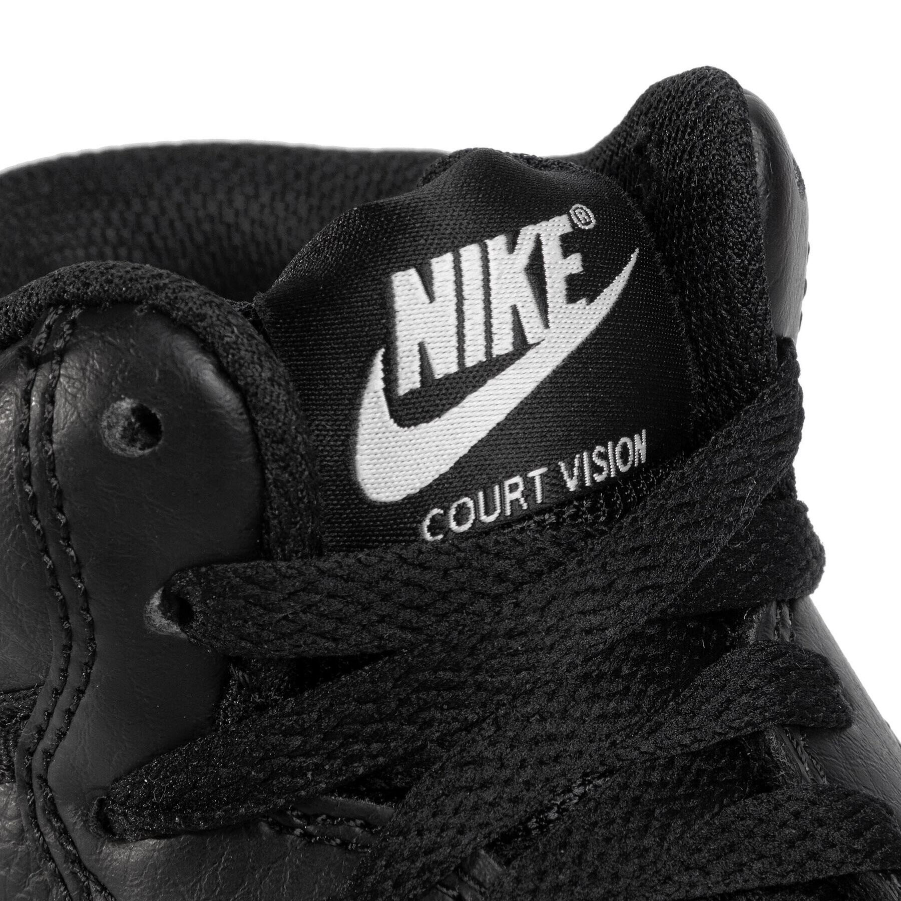 Nike Обувки Court Vision Mid CD5436 001 Черен - Pepit.bg